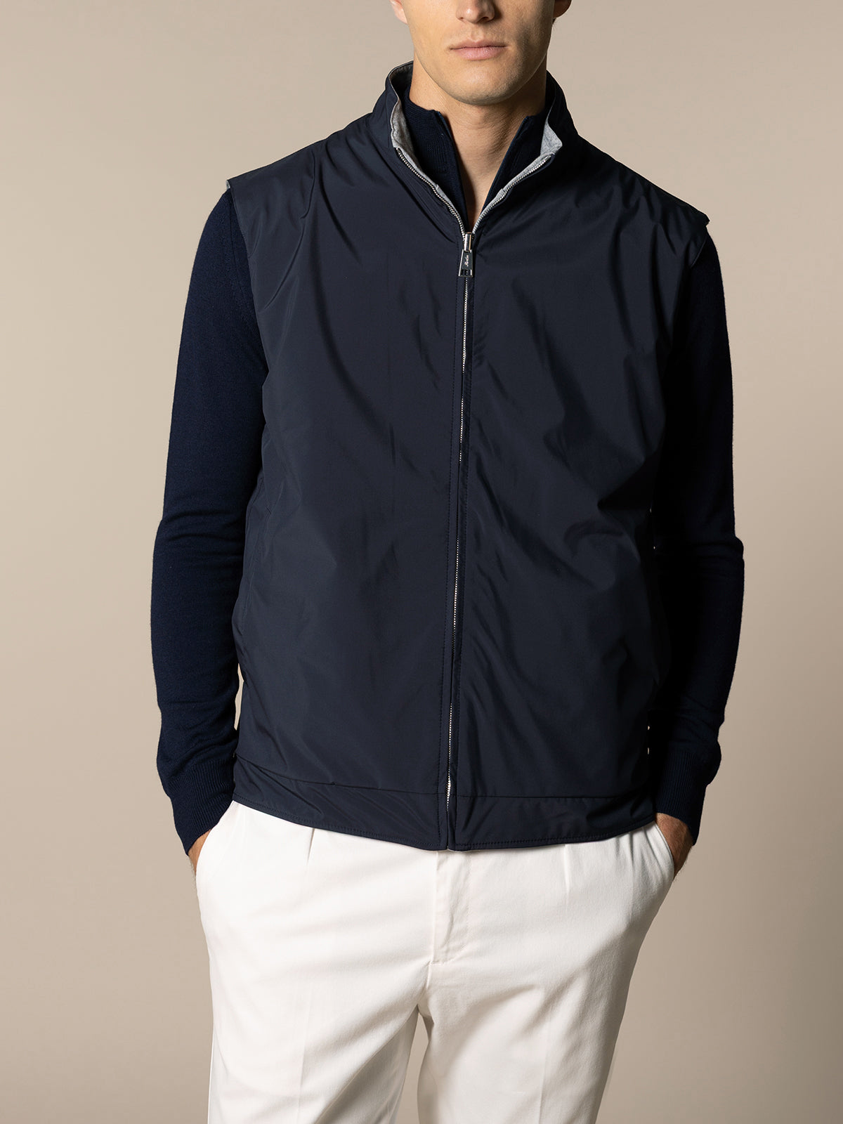 Navy Reversible Resort Body Warmer