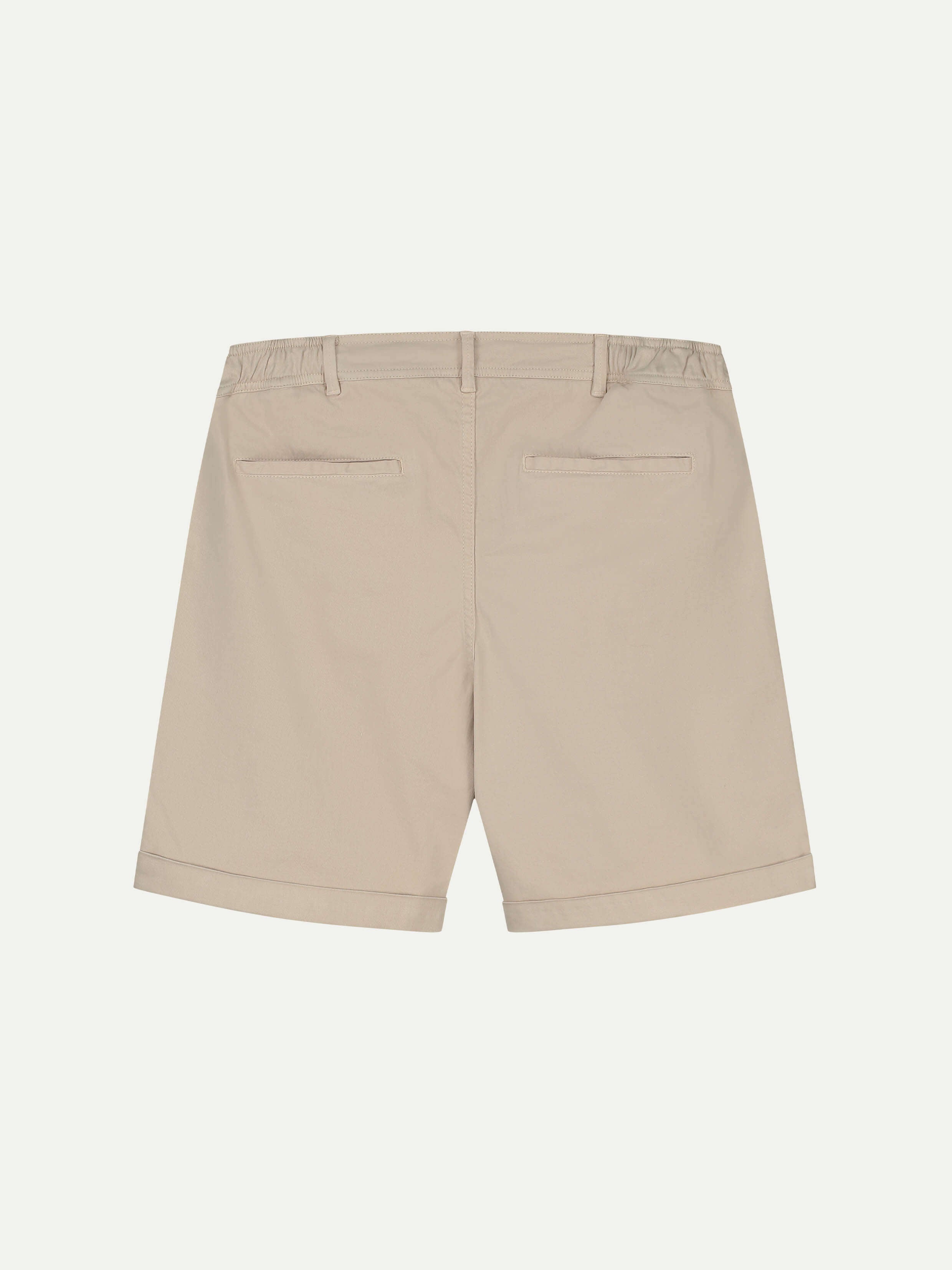 Beige Cotton Seaside Shorts