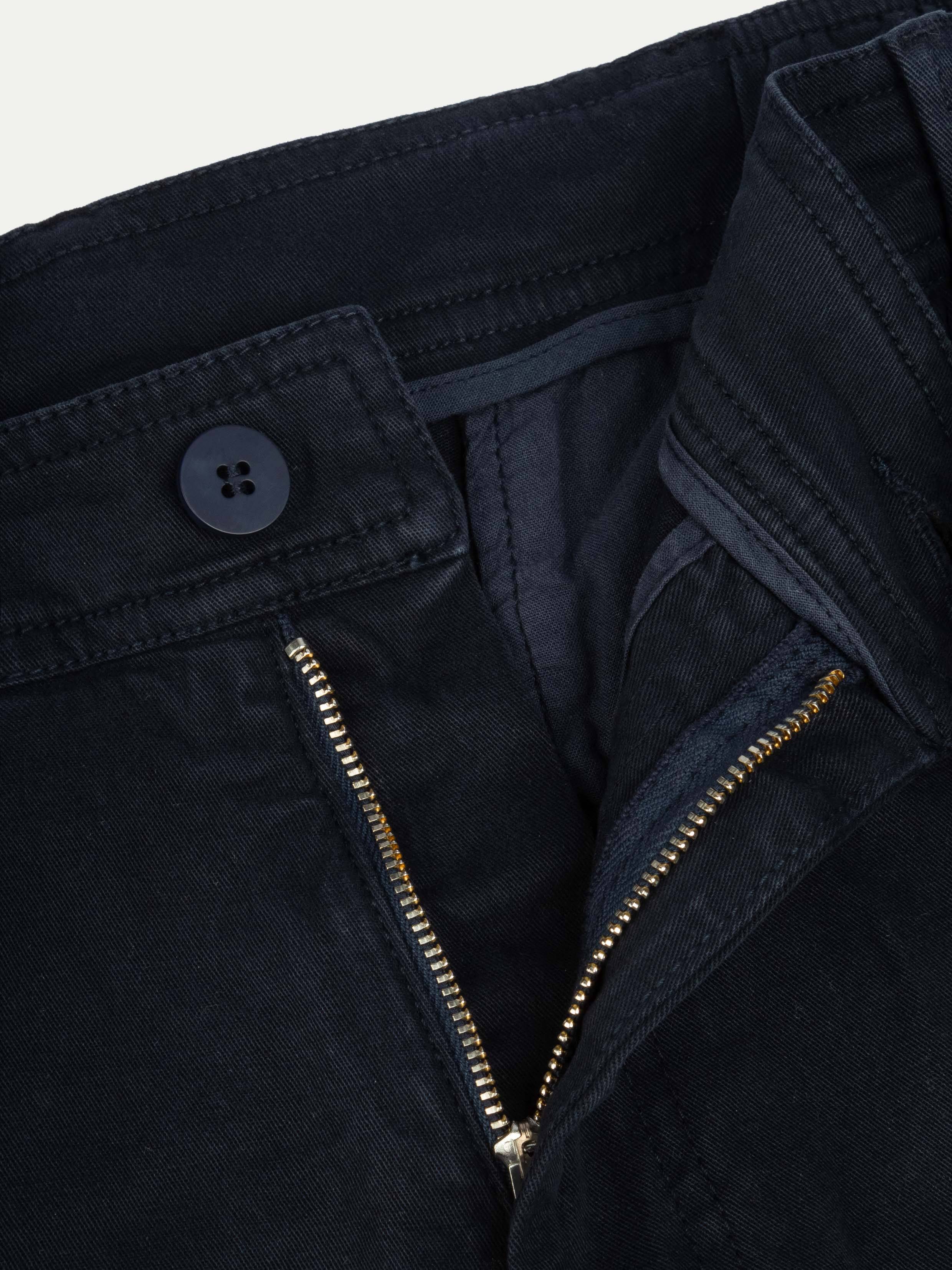 Navy Cotton Seaside Shorts