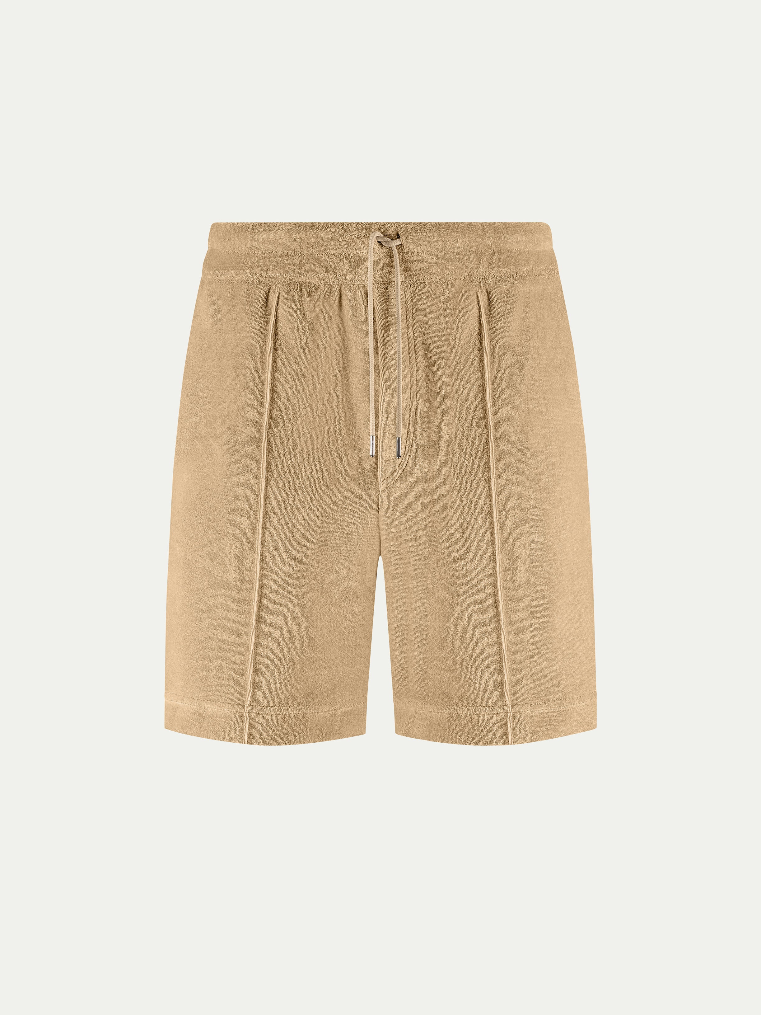 Beige Terry Towelling Leisure Shorts