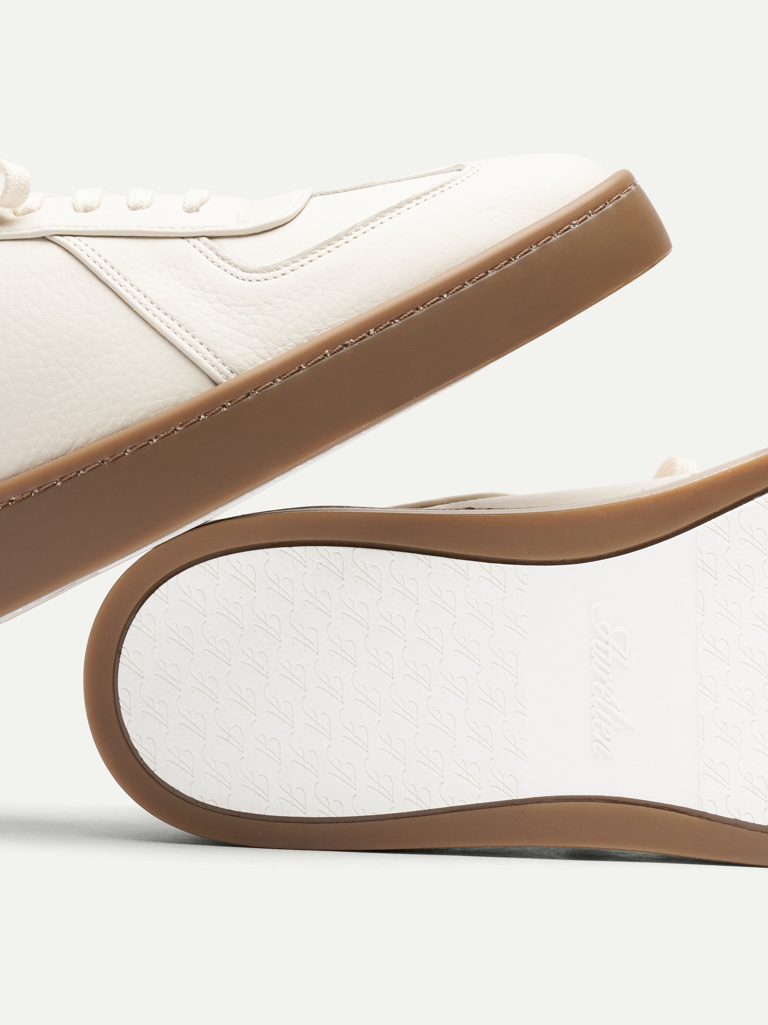 Ivory Playtime Sneaker Grain