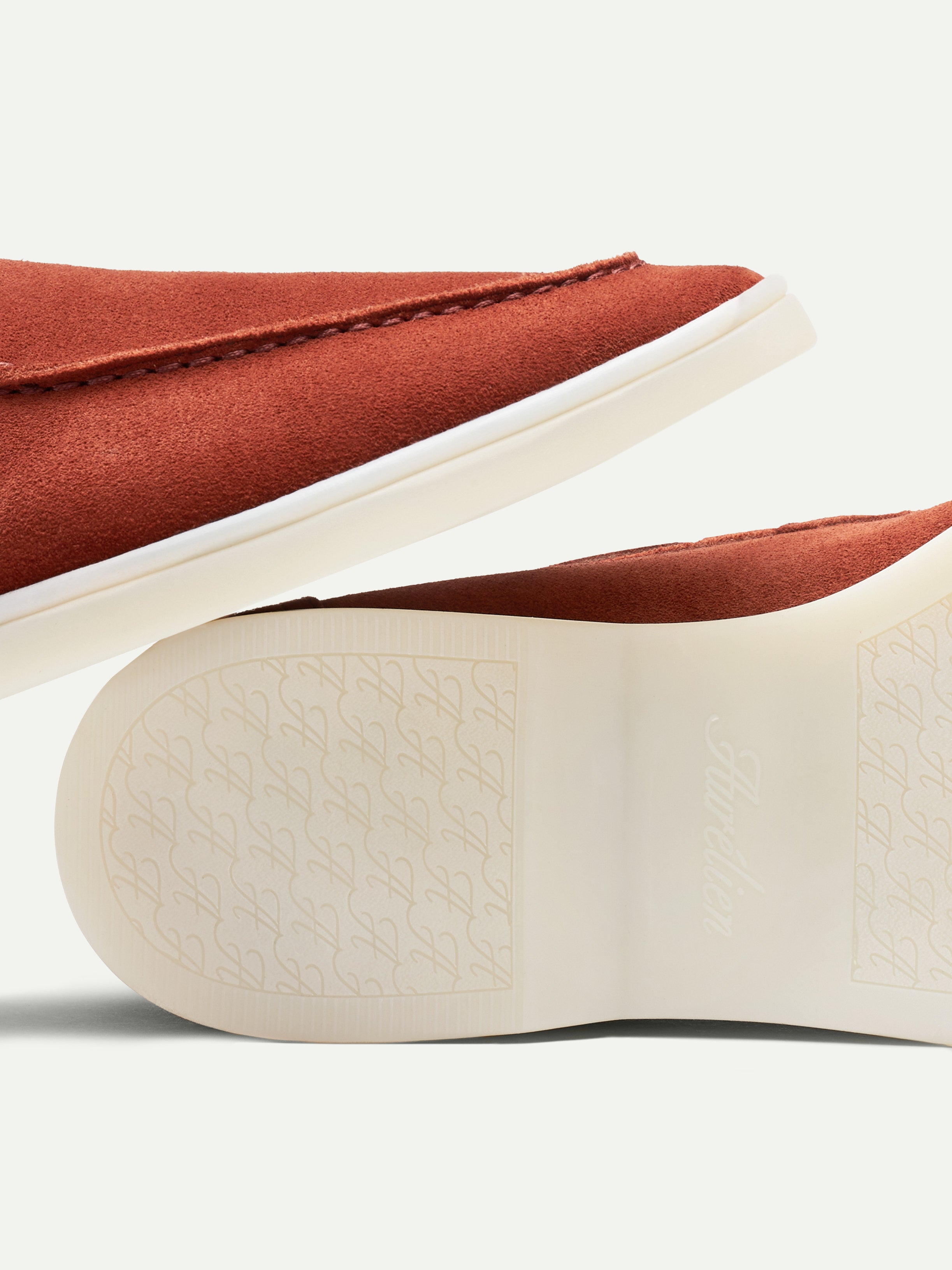 Lady Dusty Orange Yacht Loafers