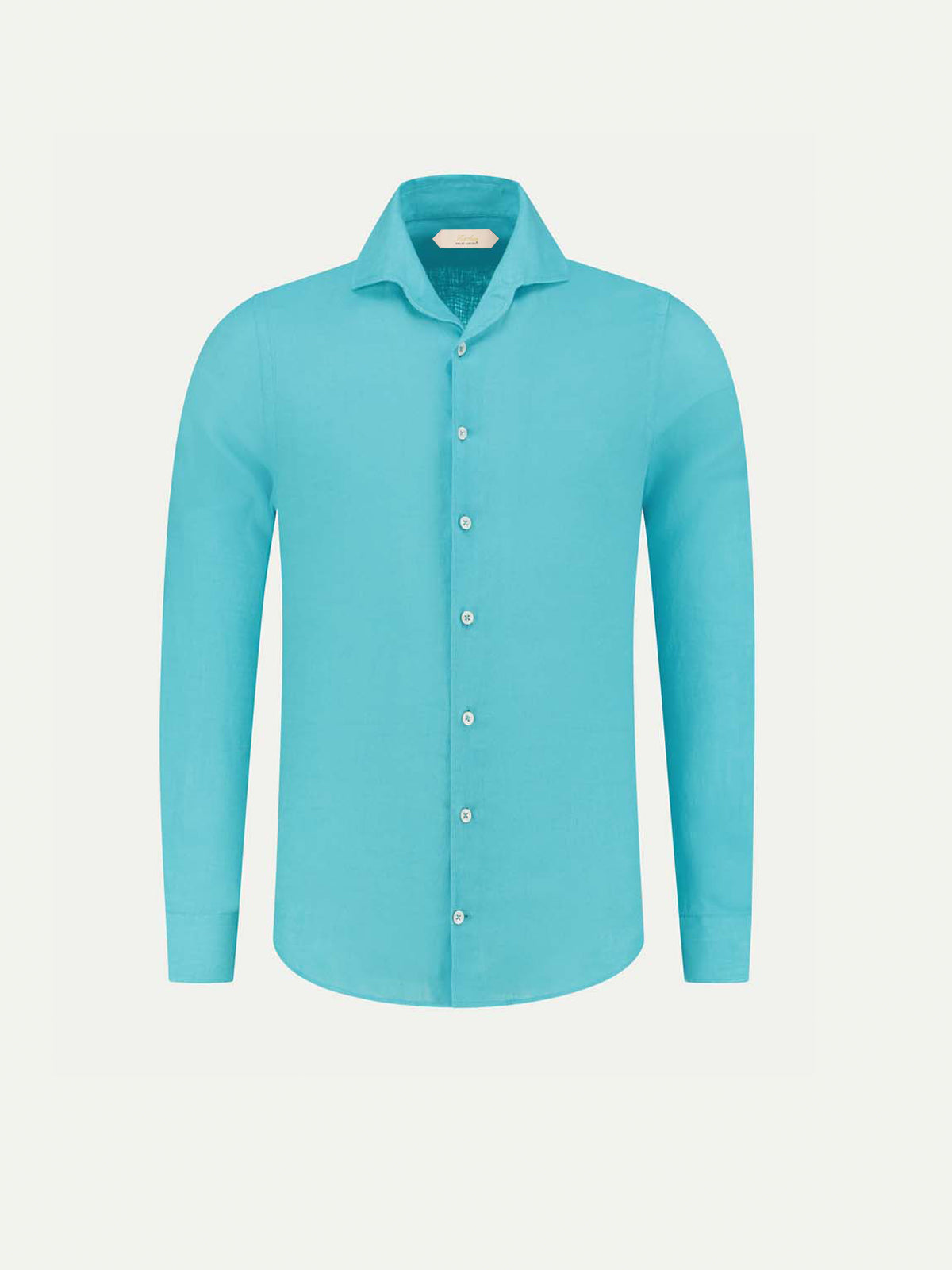 Ocean Blue Linen Seaside Shirt