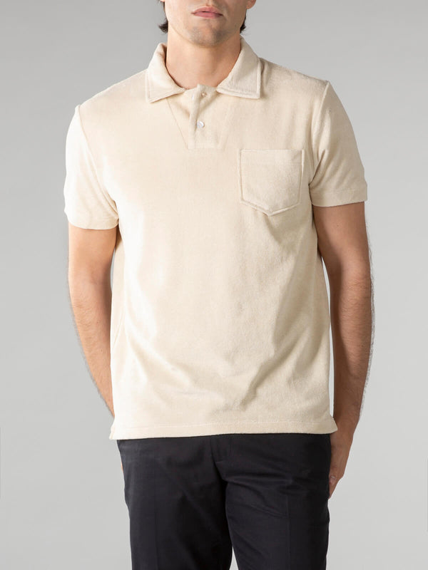 Frottee-Poloshirt 'Terry' Shell