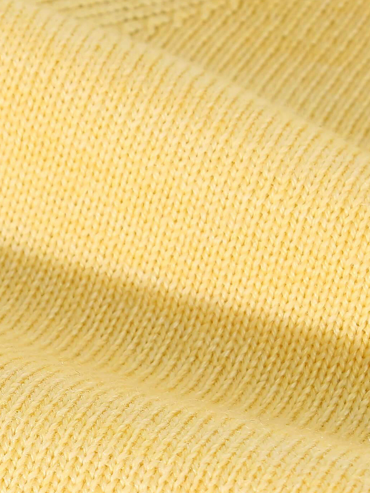 Extrafine Merino V-Neck Yellow Aurelien