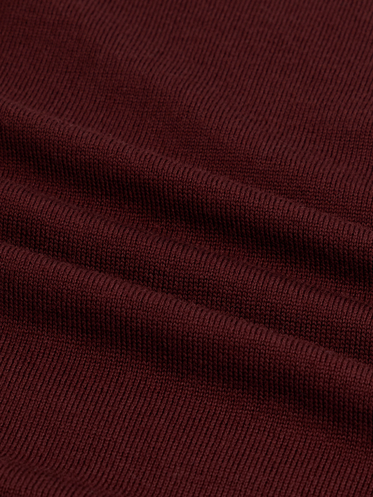 Extrafine Merino Mockneck Burgundy