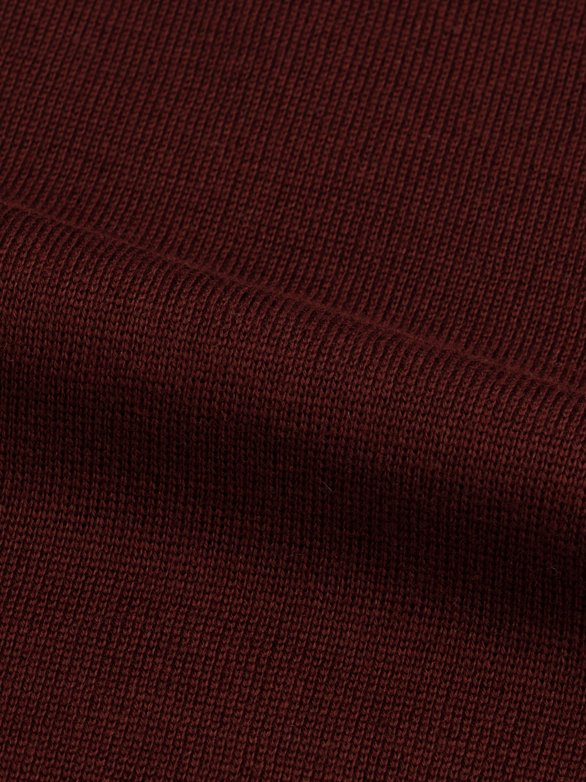 Merino-Strickhemd Burgund