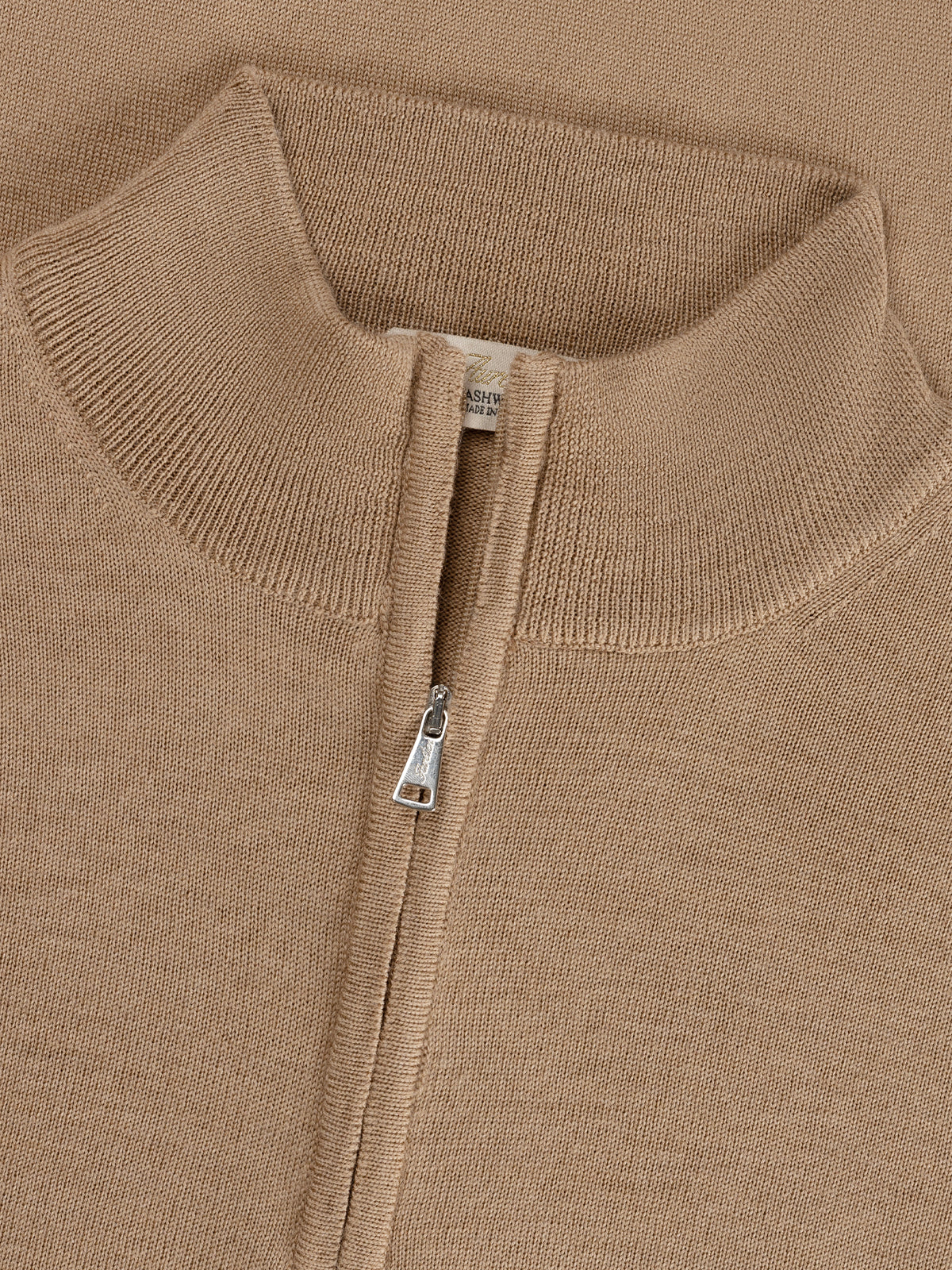 Merino Strickjacke Beige
