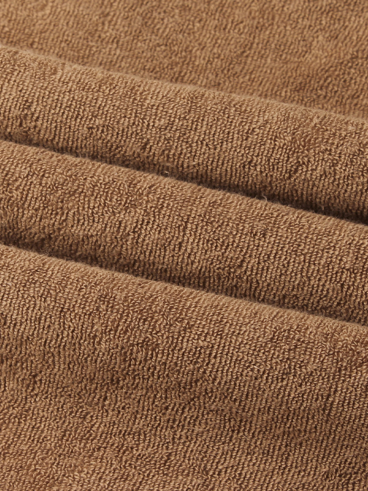 Caramel Terry Towelling Polo Shirt Aurelien