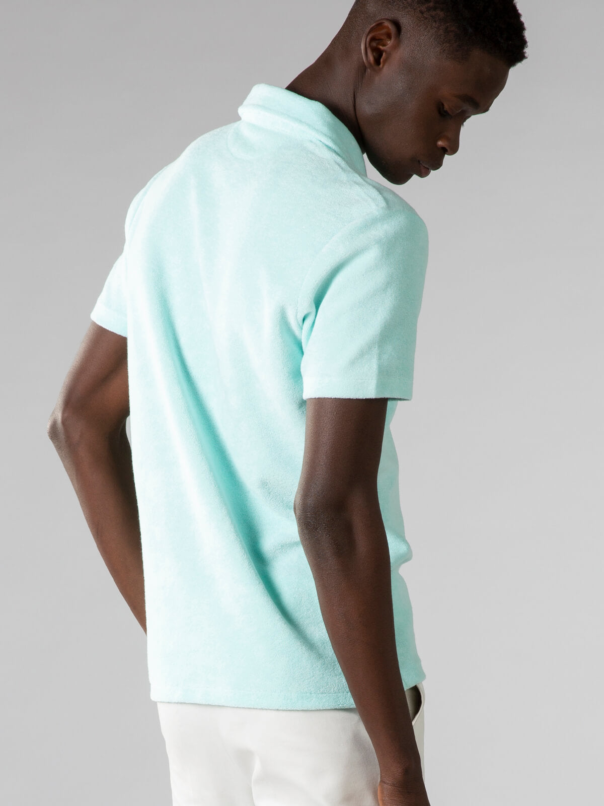 Frottee-Poloshirt 'Terry' Minze