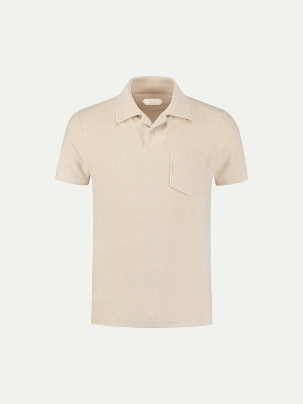 Frottee-Poloshirt 'Terry' Shell