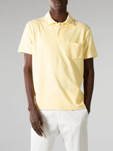 Frottee-Poloshirt 'Terry' Gelb