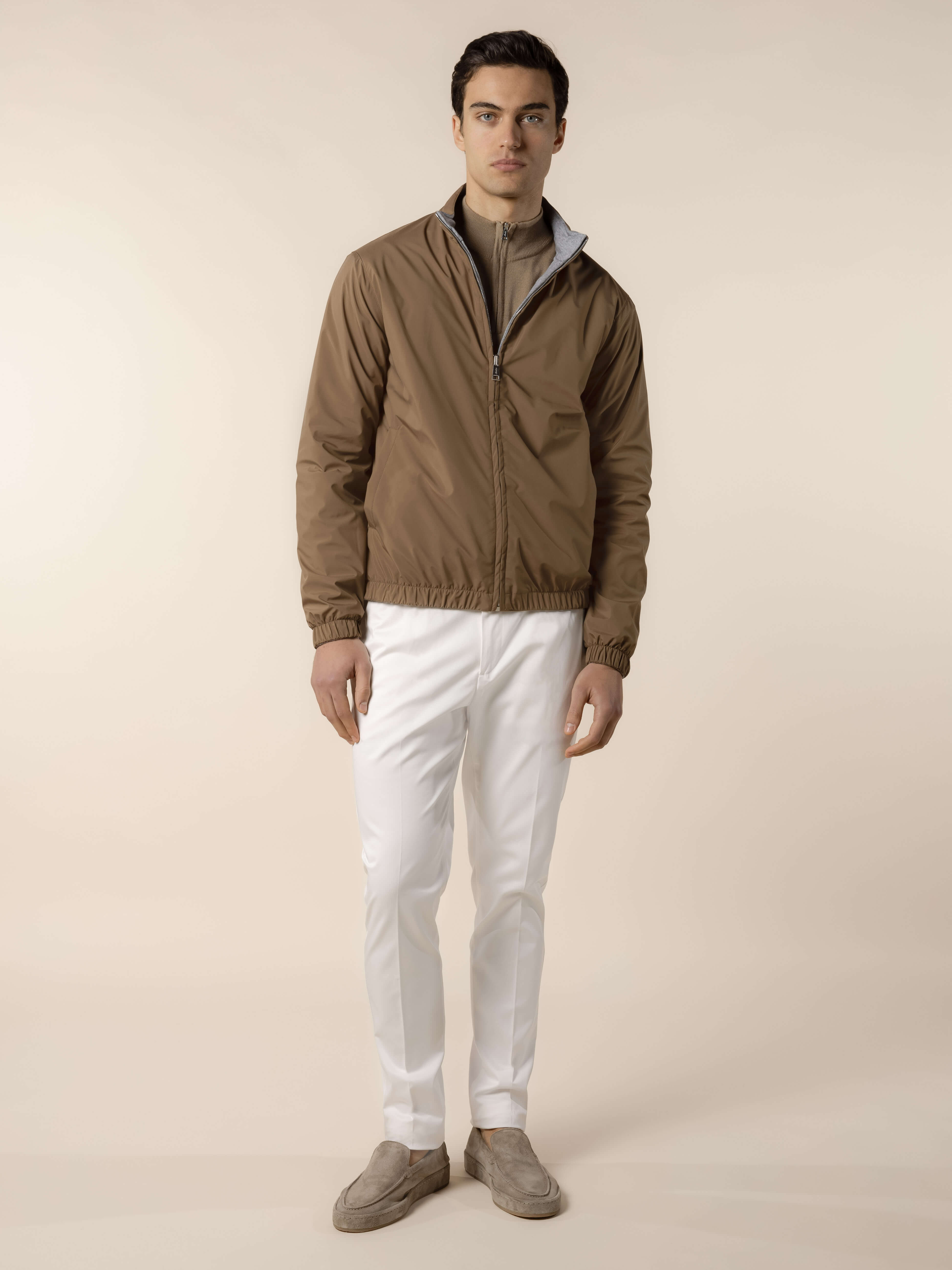 Caramel Reversible Resort Jacket