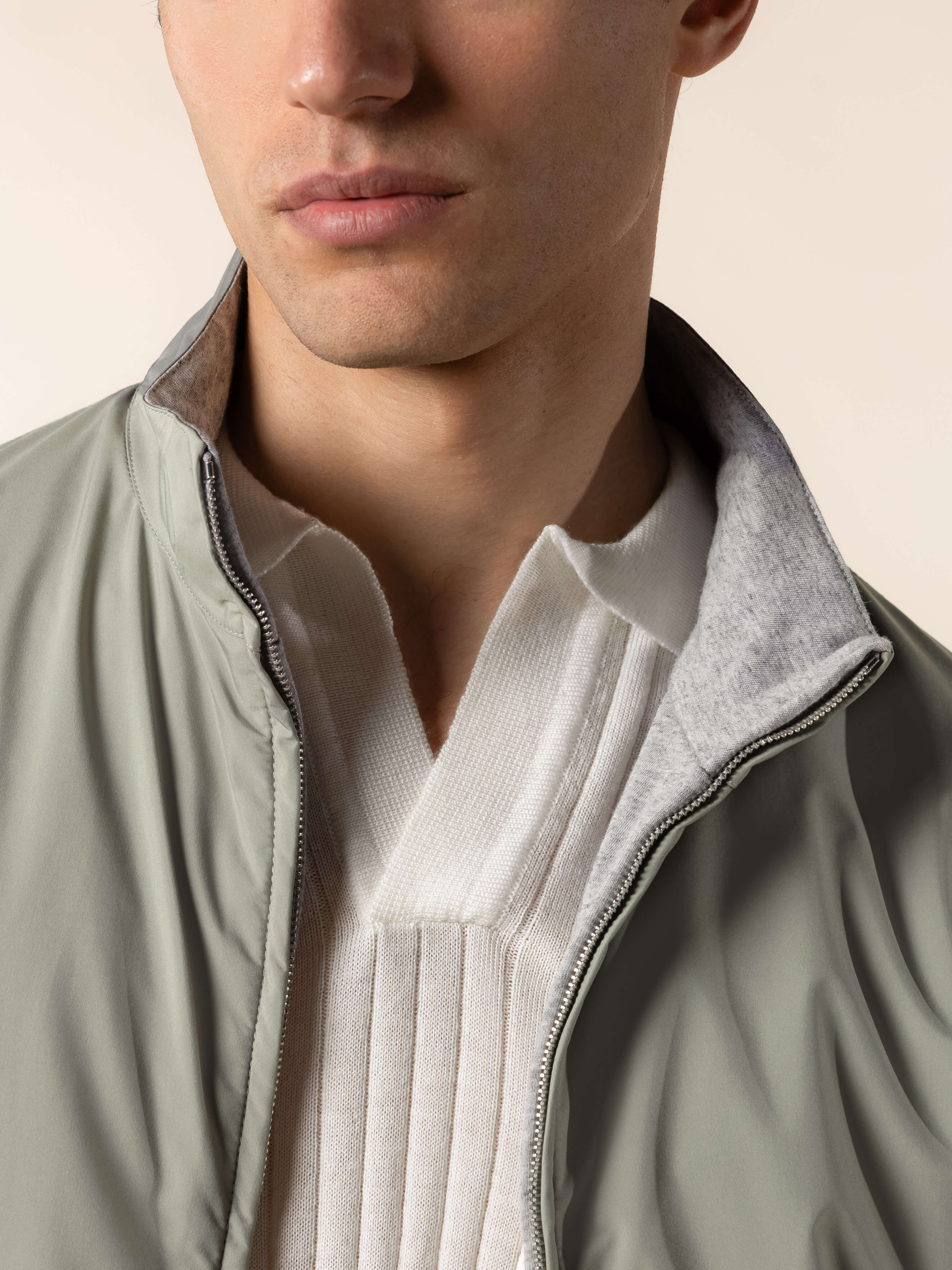 Pistache Reversible Resort Jacket