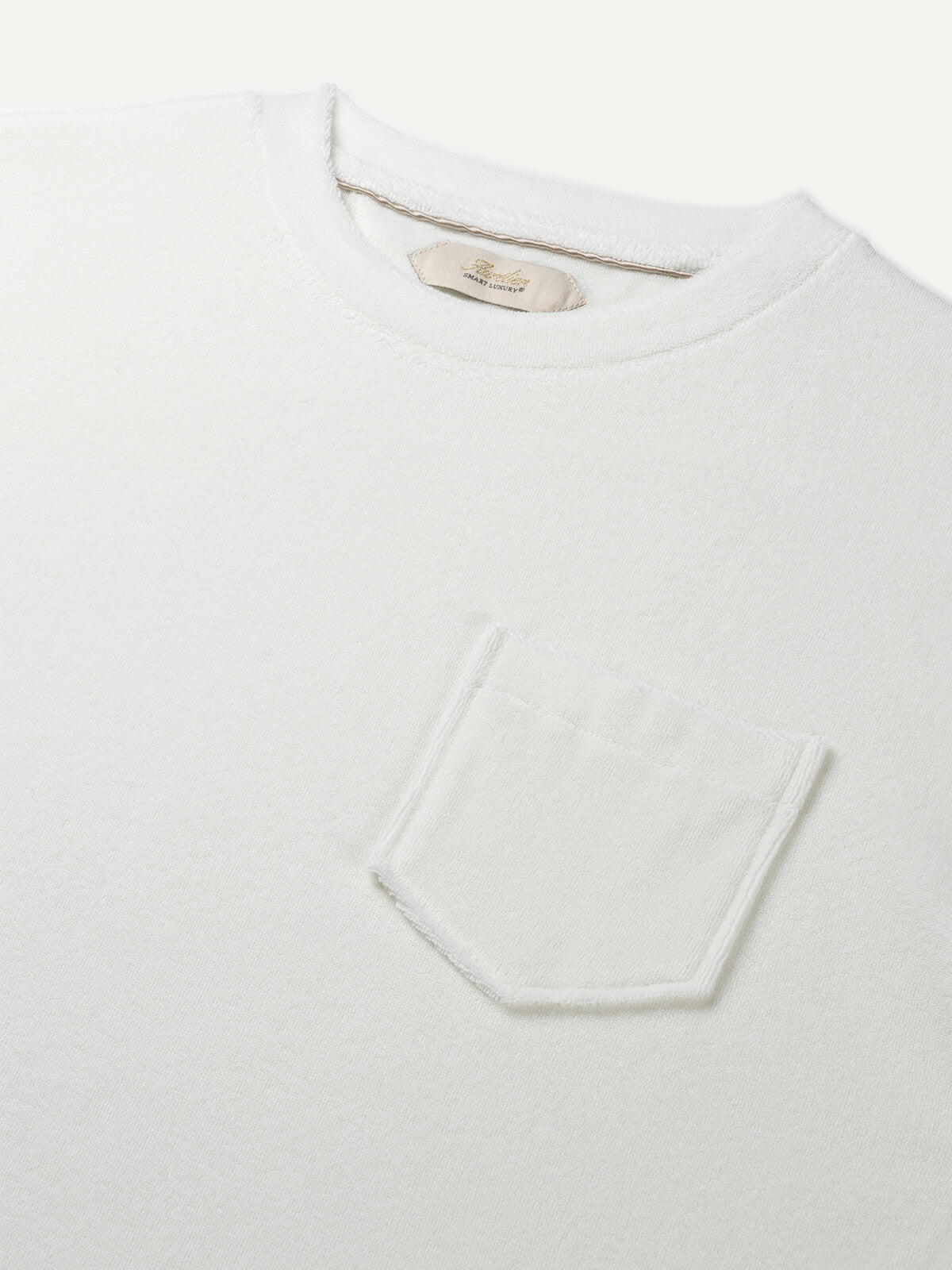 White Terry Towelling T-Shirt