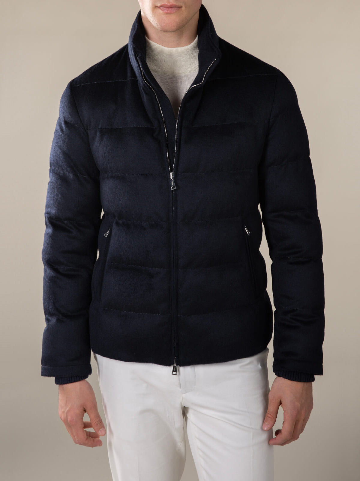 Navy AUR1 Puffer Jacket