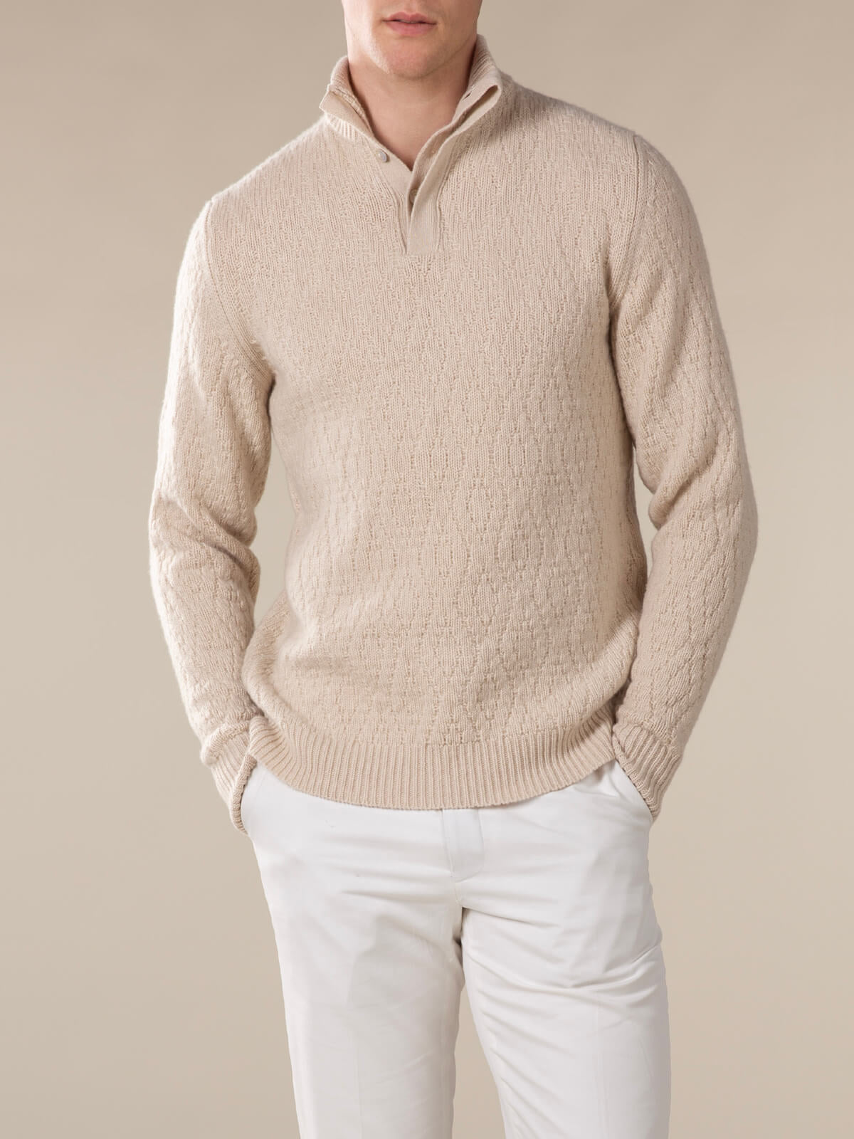 Light Beige Frost Sweater