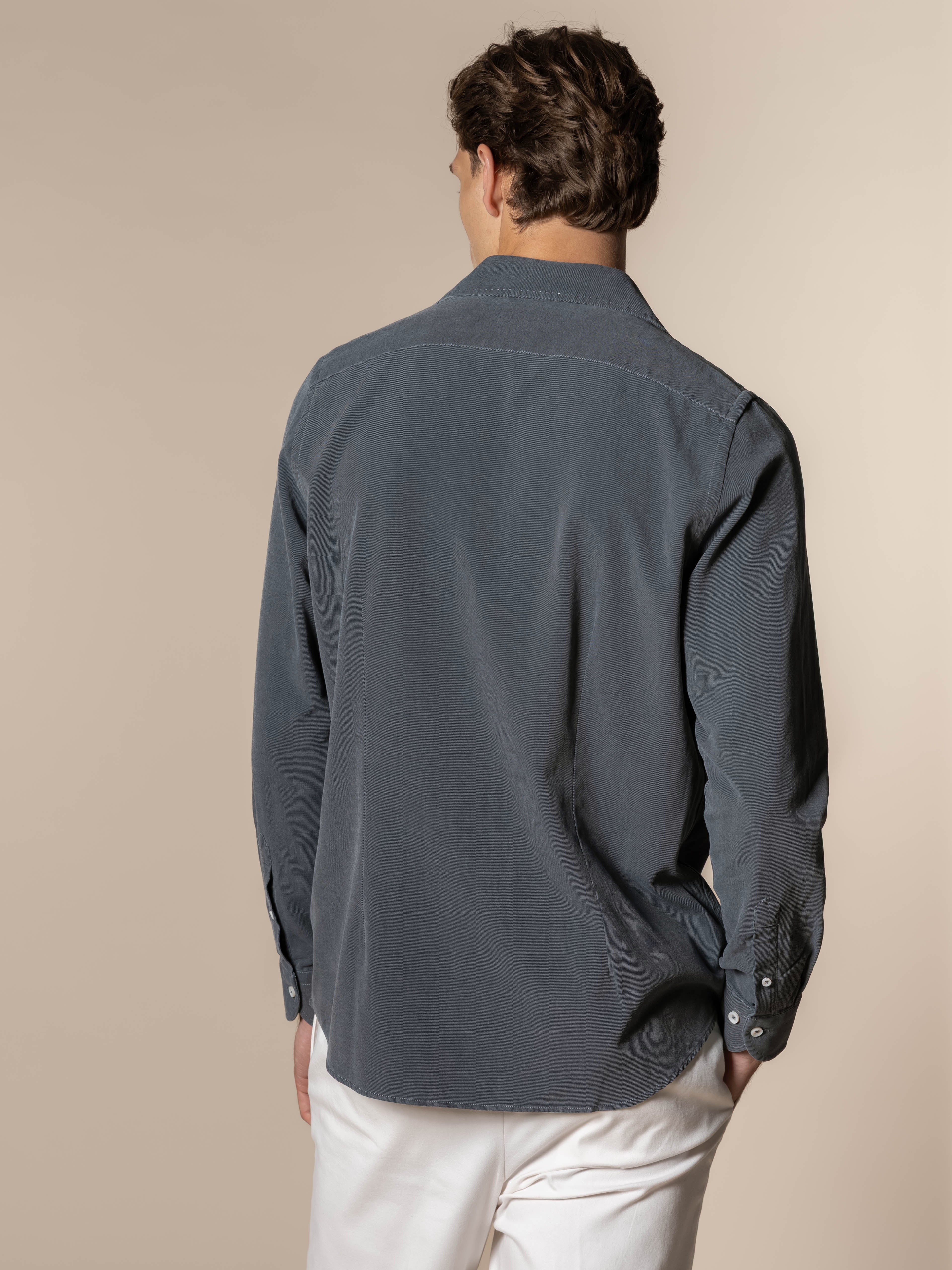 Grey Denim Shirt