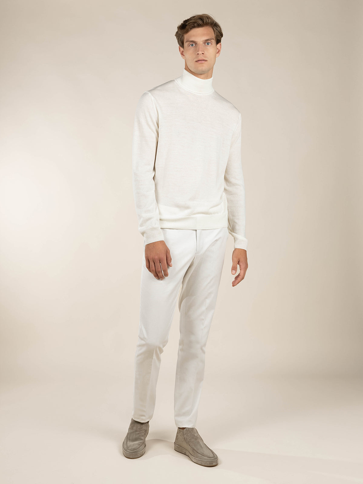 Extrafine Merino Rollneck Ivory