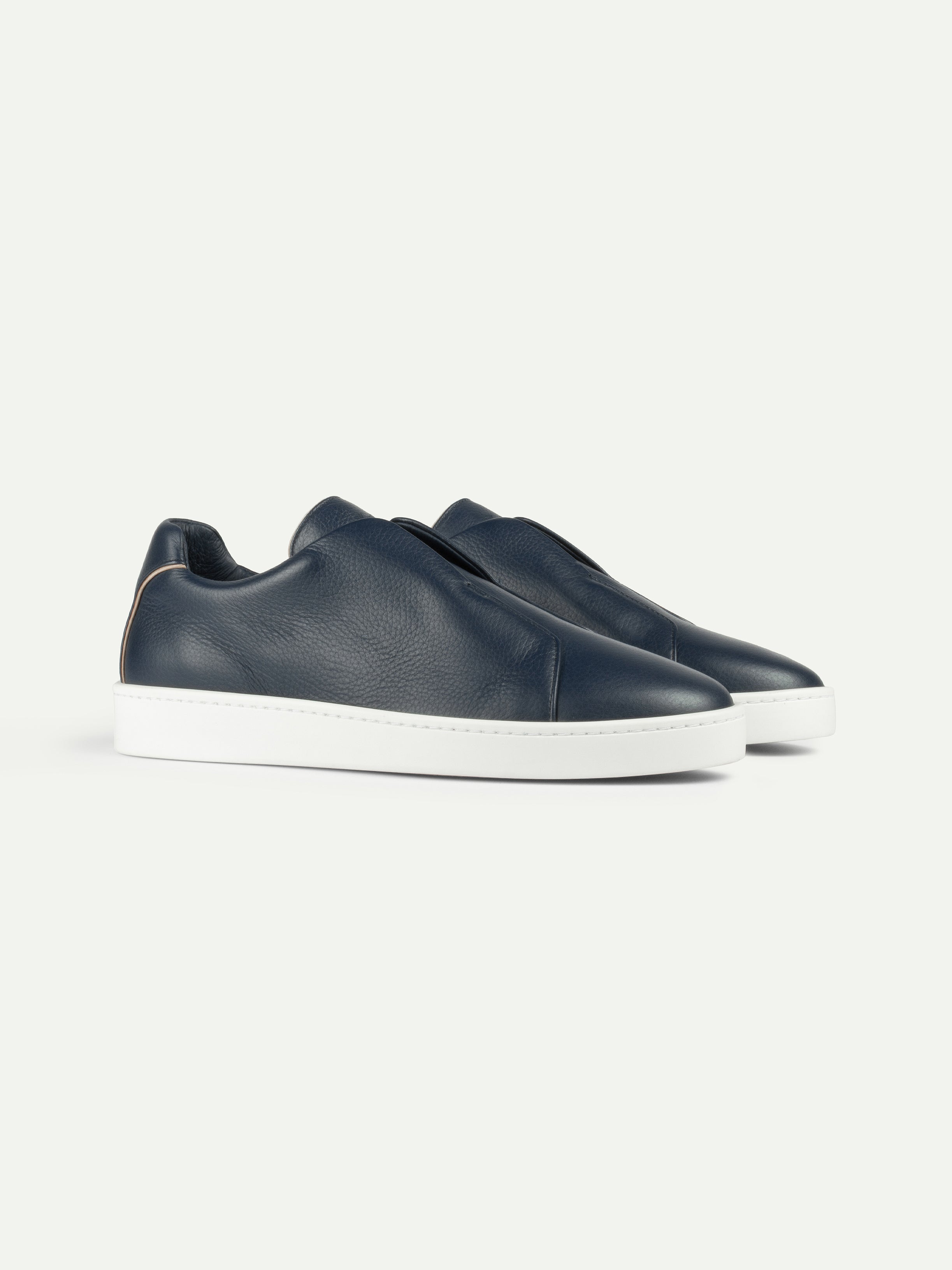 Navy Grain AUR3 Sneaker