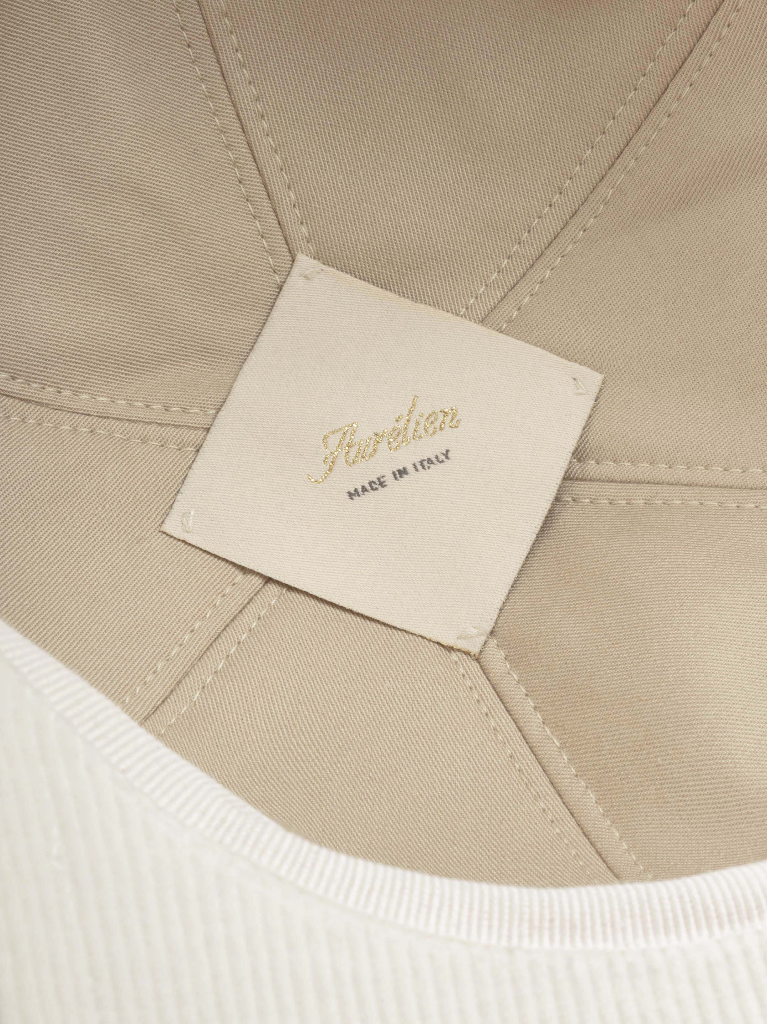 Ivory Corduroy Baseball Cap