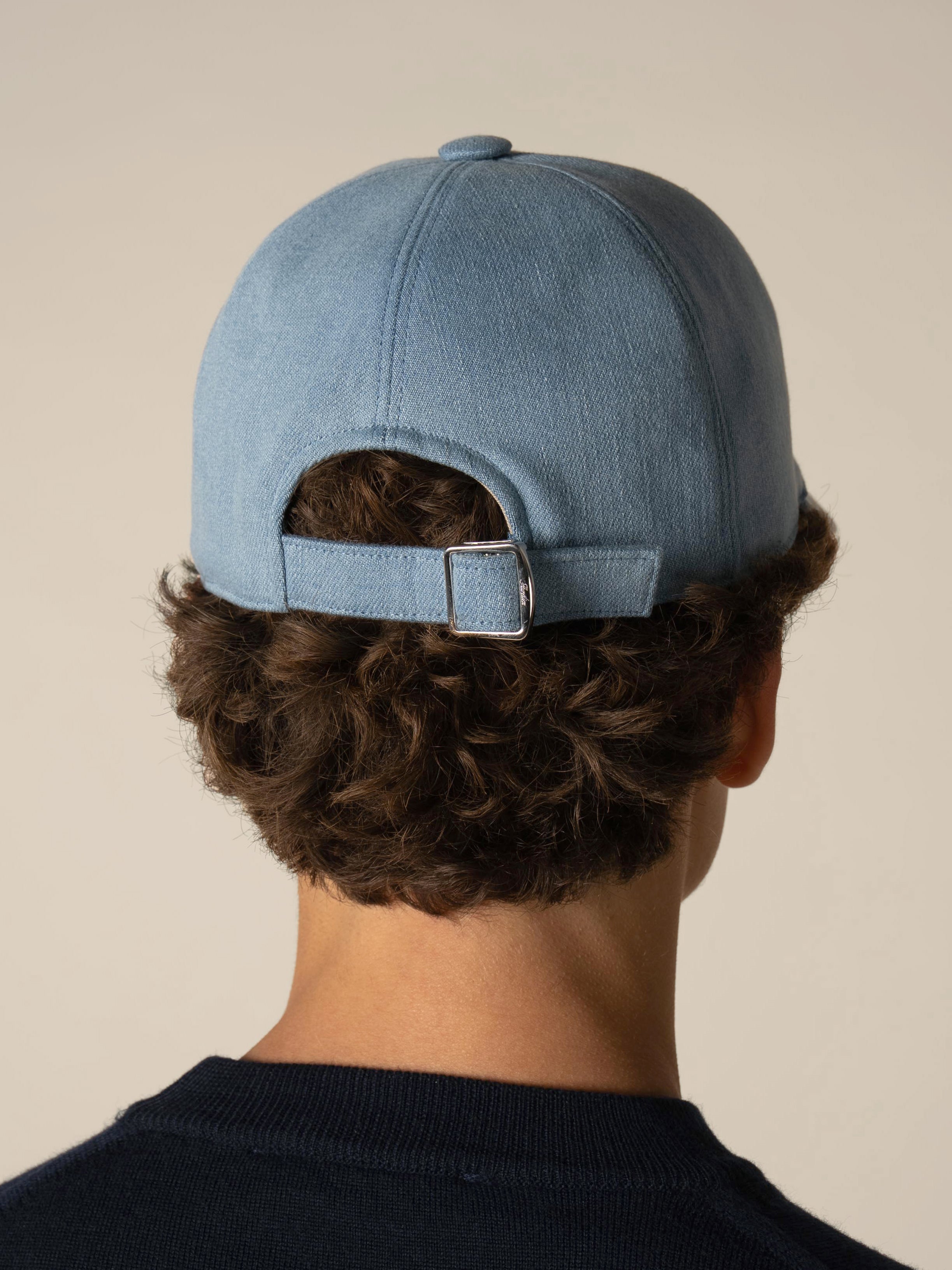 Light Blue Denim Baseball Cap
