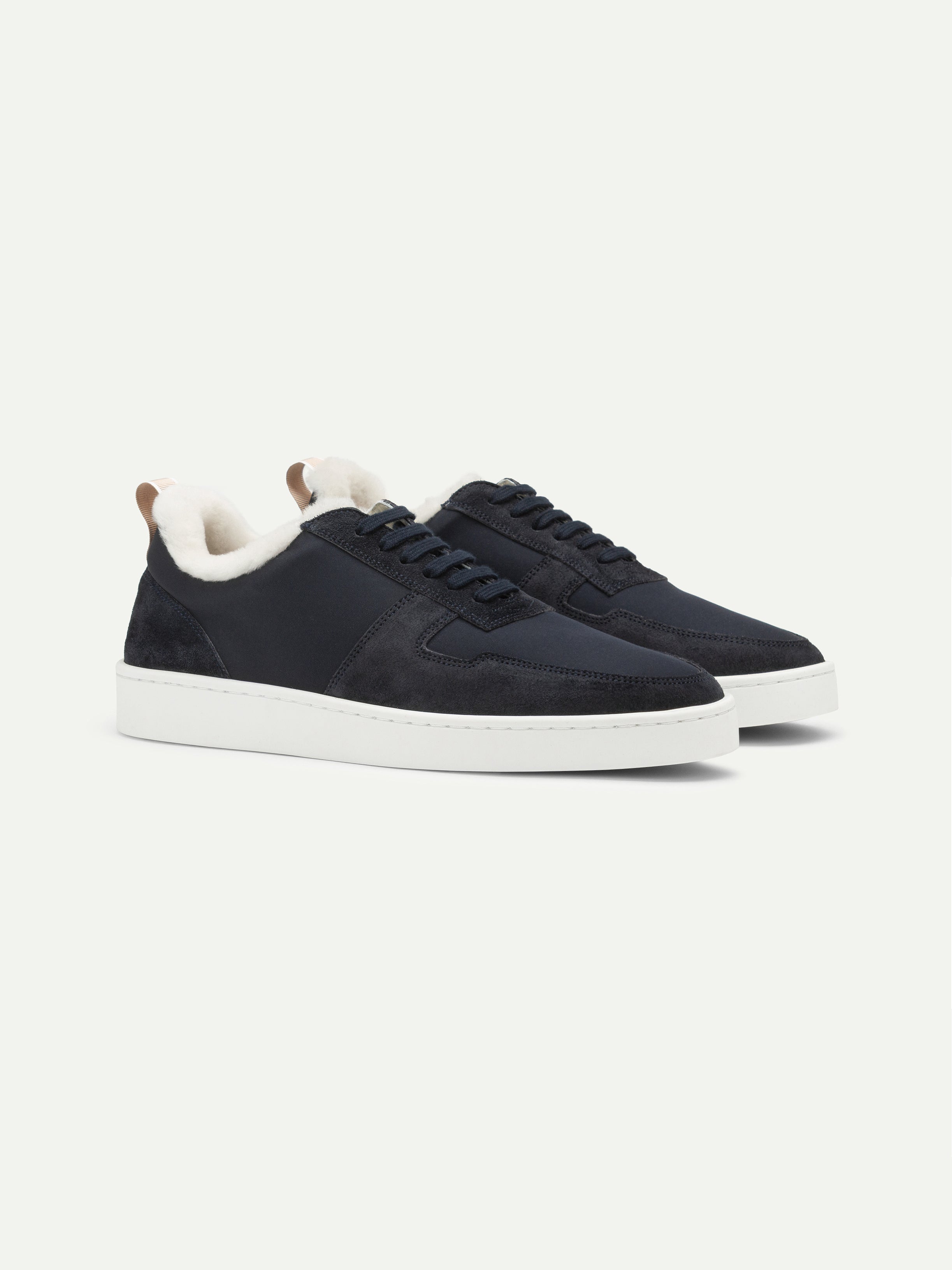 Navy Bayside Sneaker Fur
