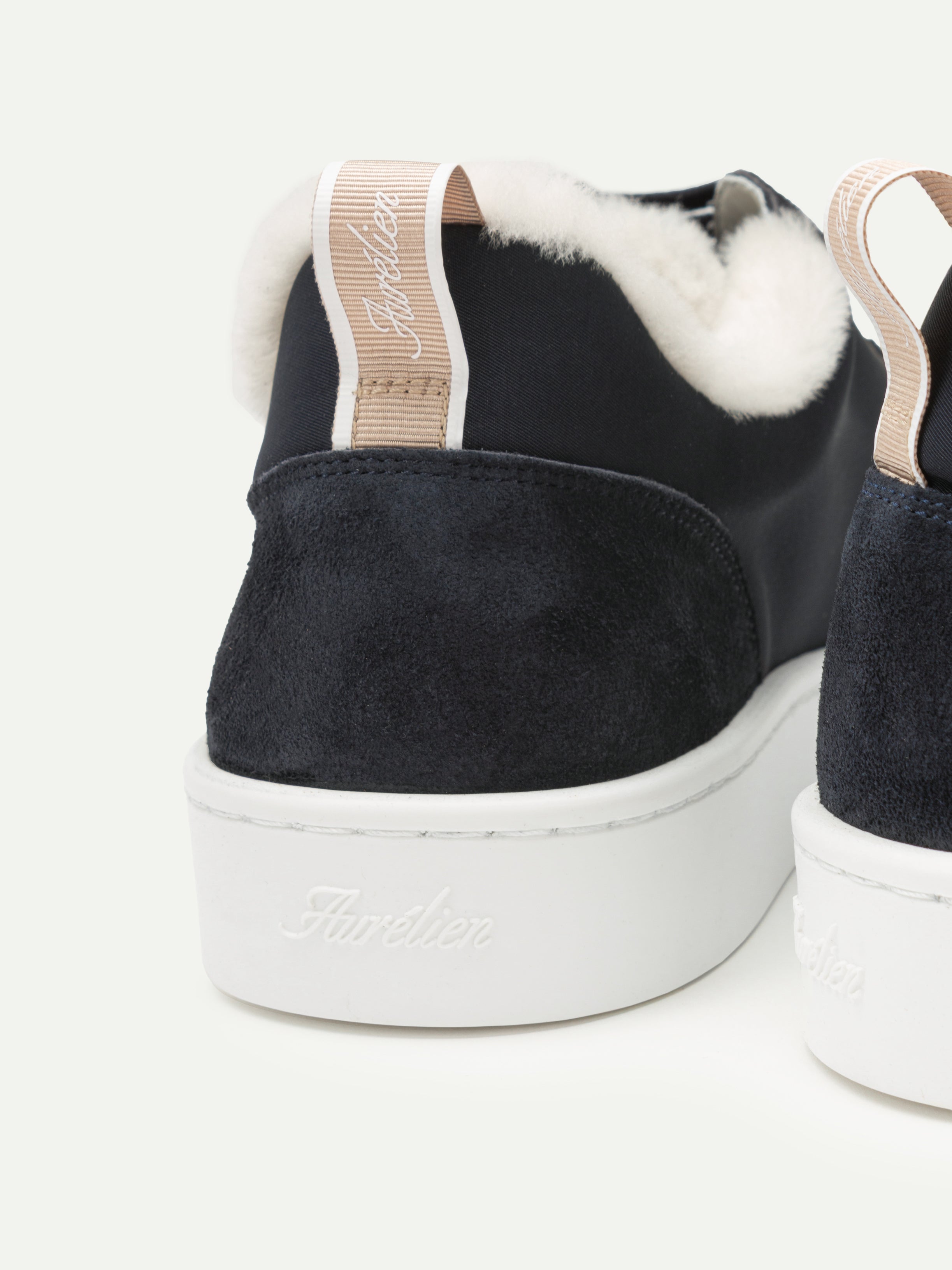 Navy Bayside Sneaker Fur