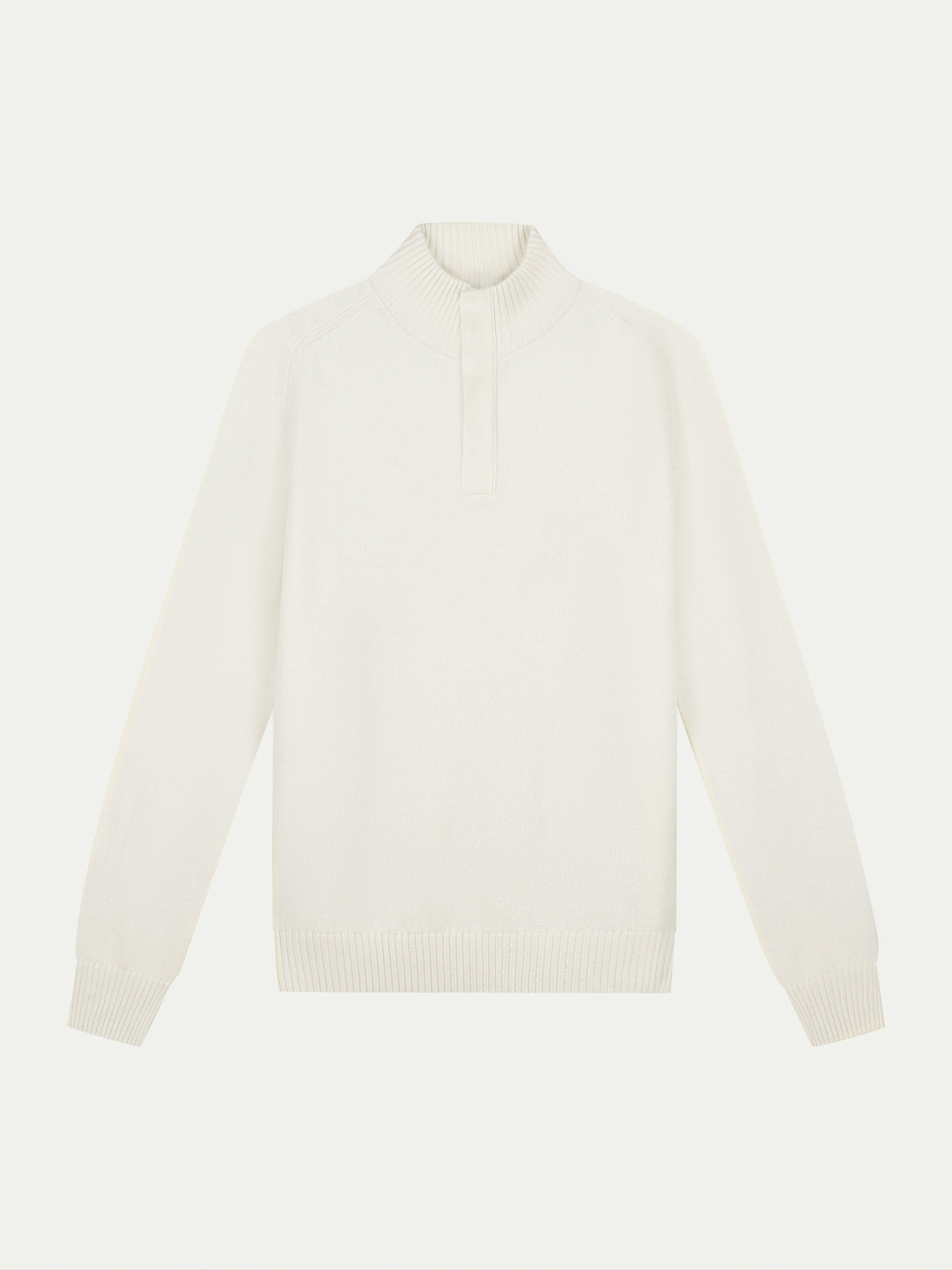 Ivory City Button Sweater