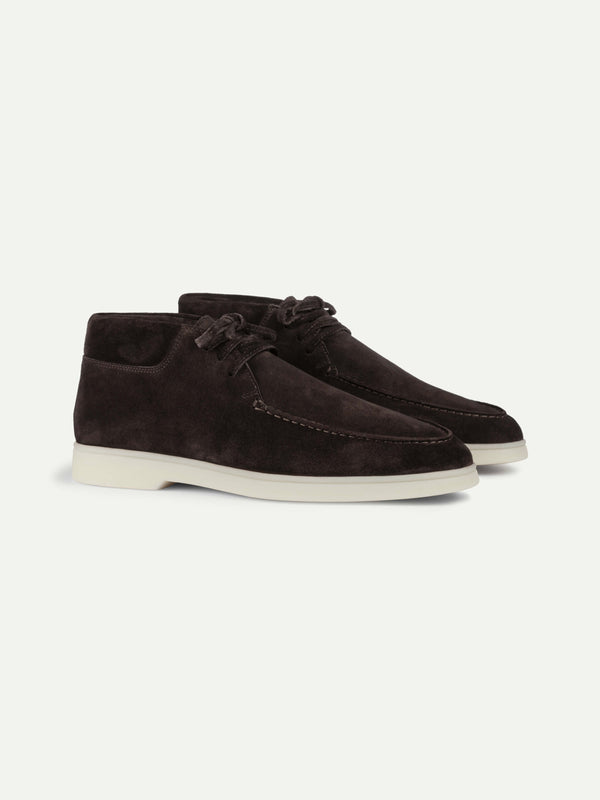 Warm Grey Suede Desert Boot