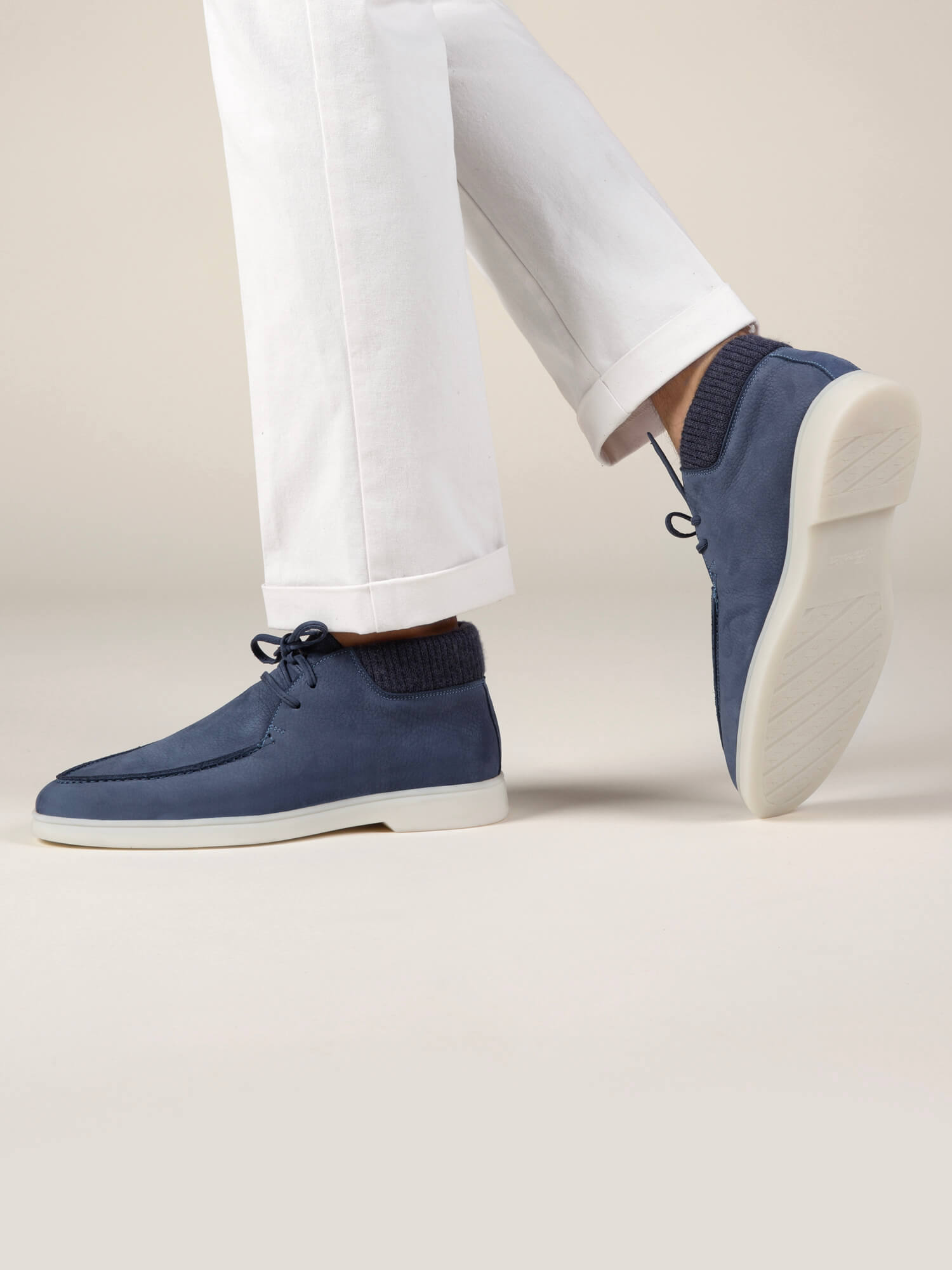 Steel Blue Nubuck Desert Boot
