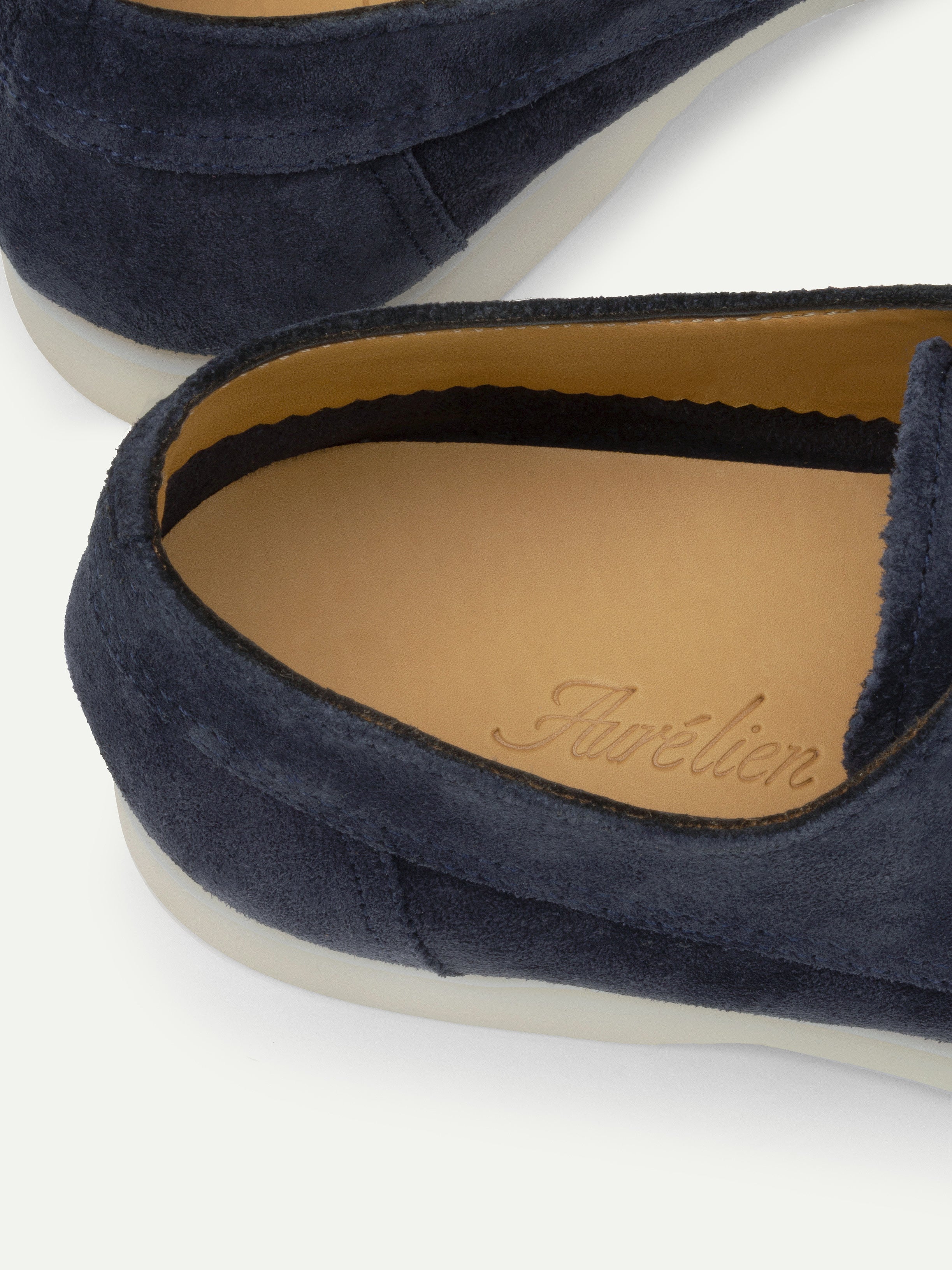 Lady Dark Navy Boat Loafers