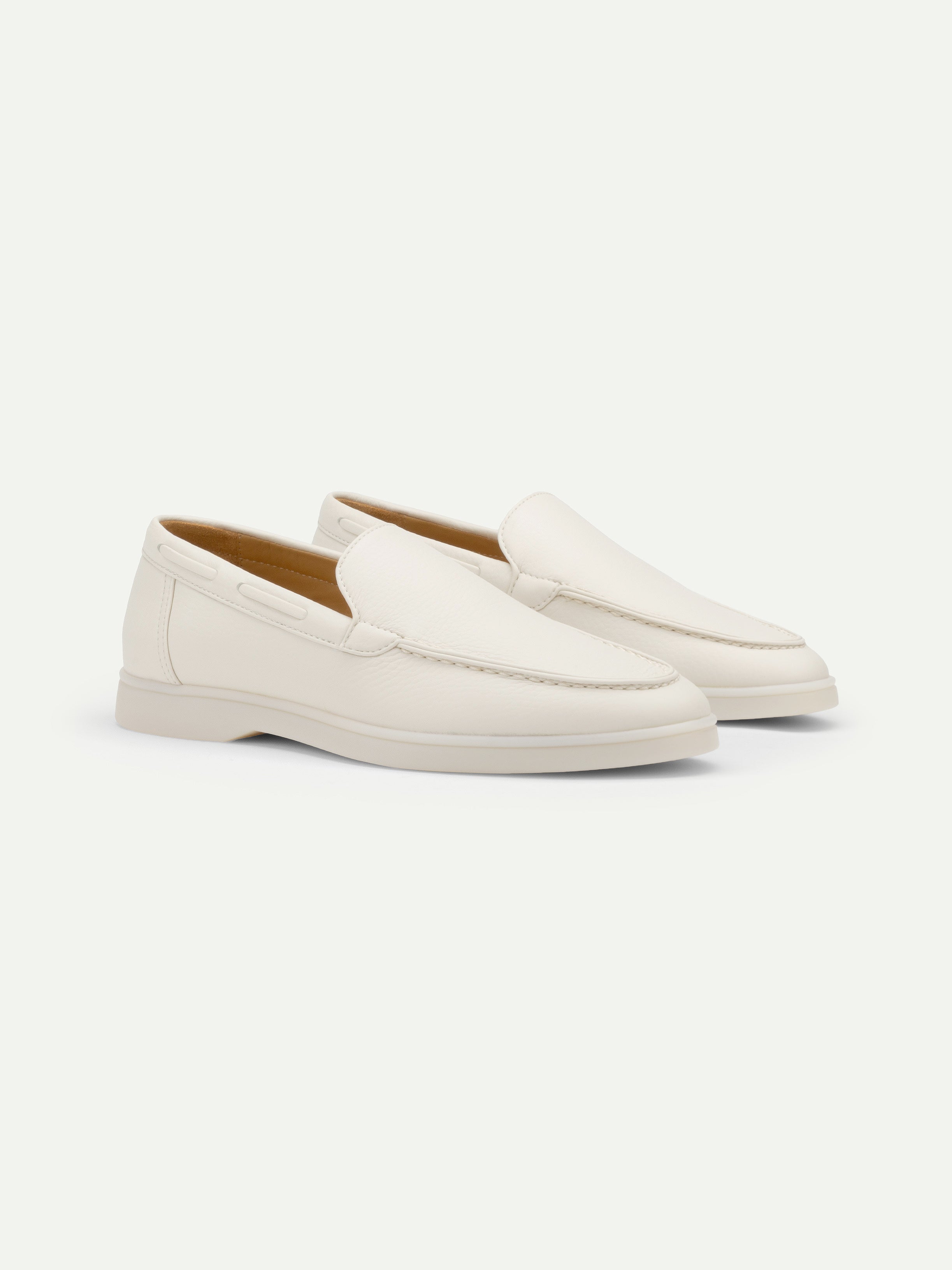 Lady Ivory Grain Yacht Loafers