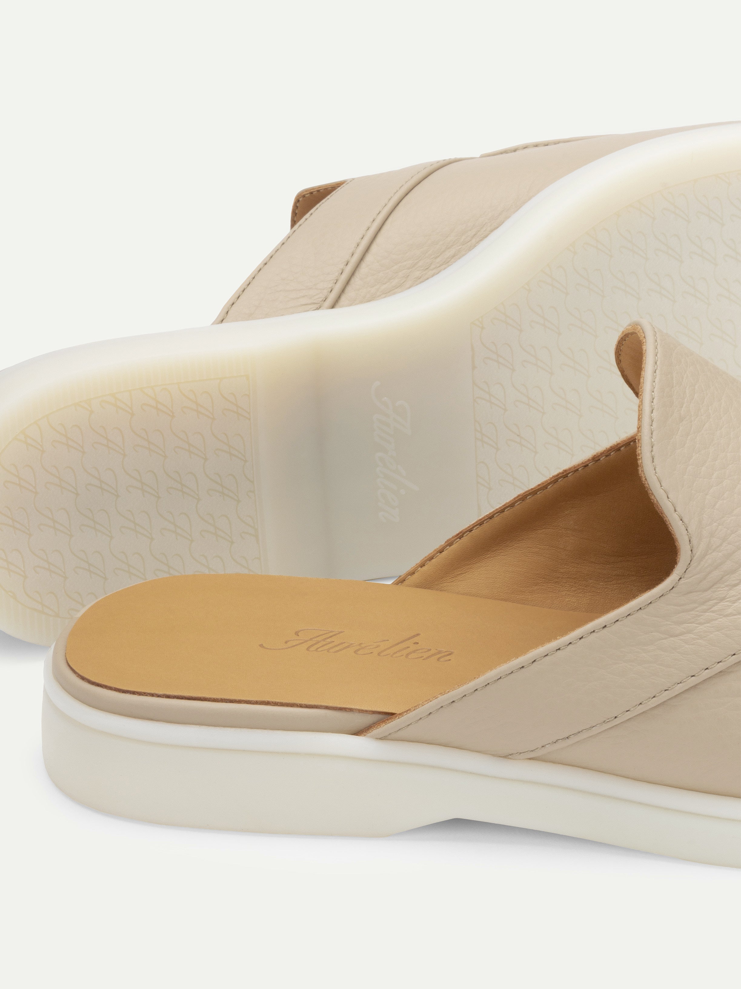 Lady Beige Grain Yacht Slipper