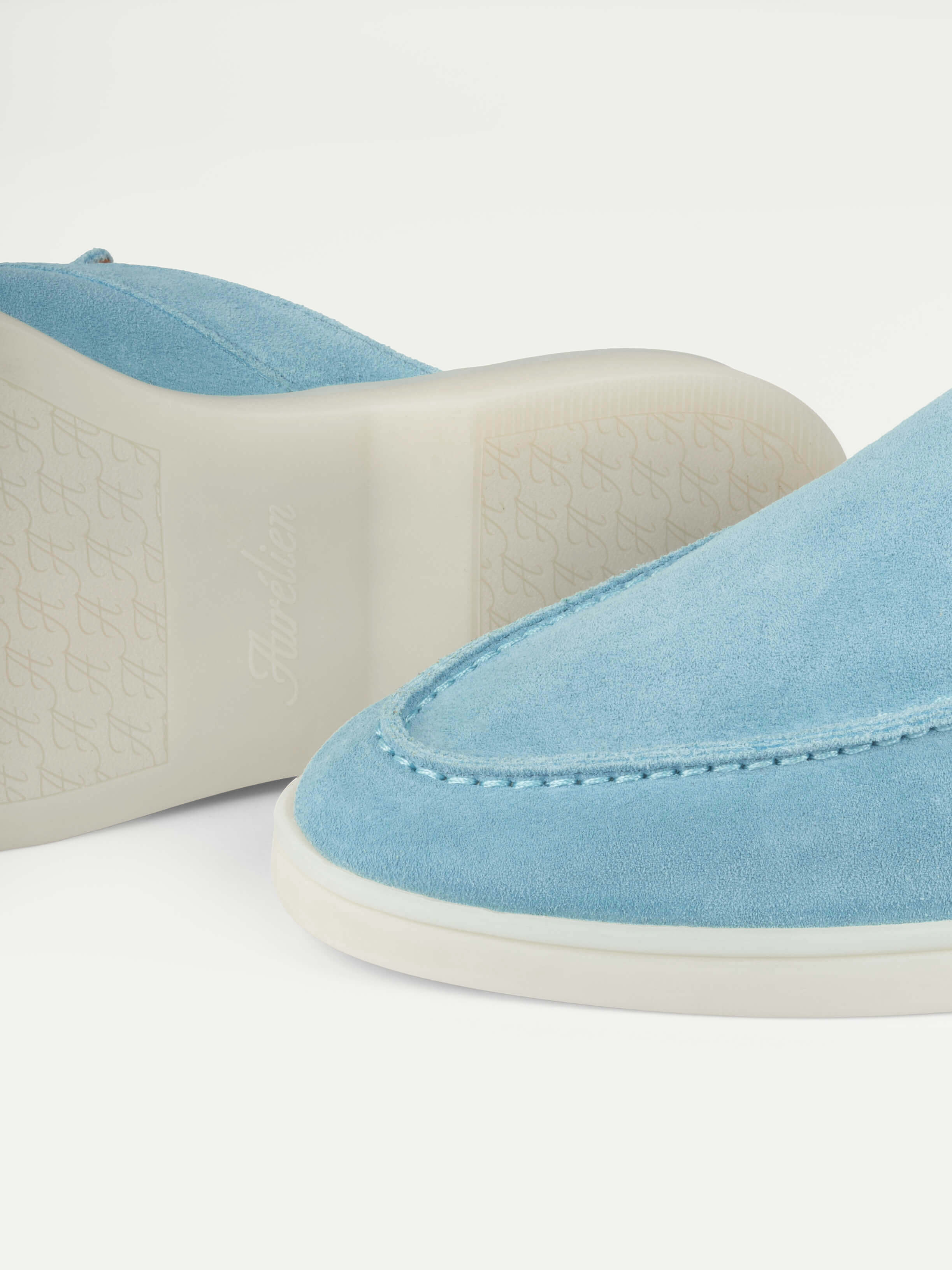 Lady Azure Blue Yacht Slipper