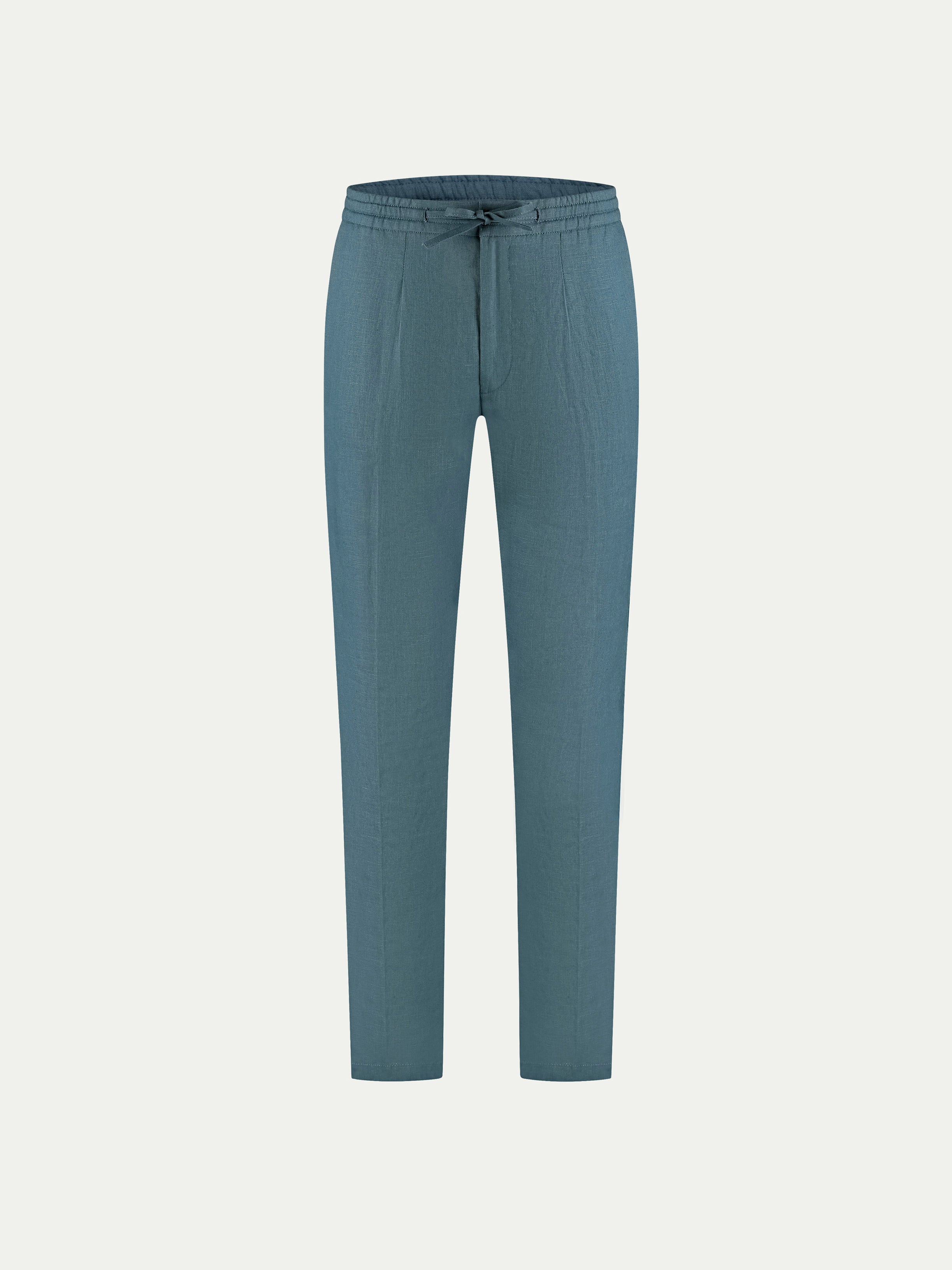 Sea Green Linen Seaside Trousers