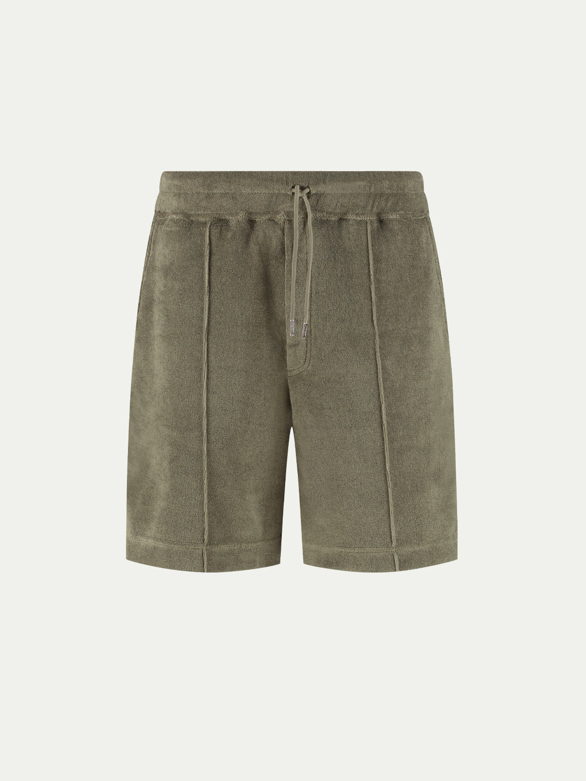 Olive Terry Towelling Leisure Shorts