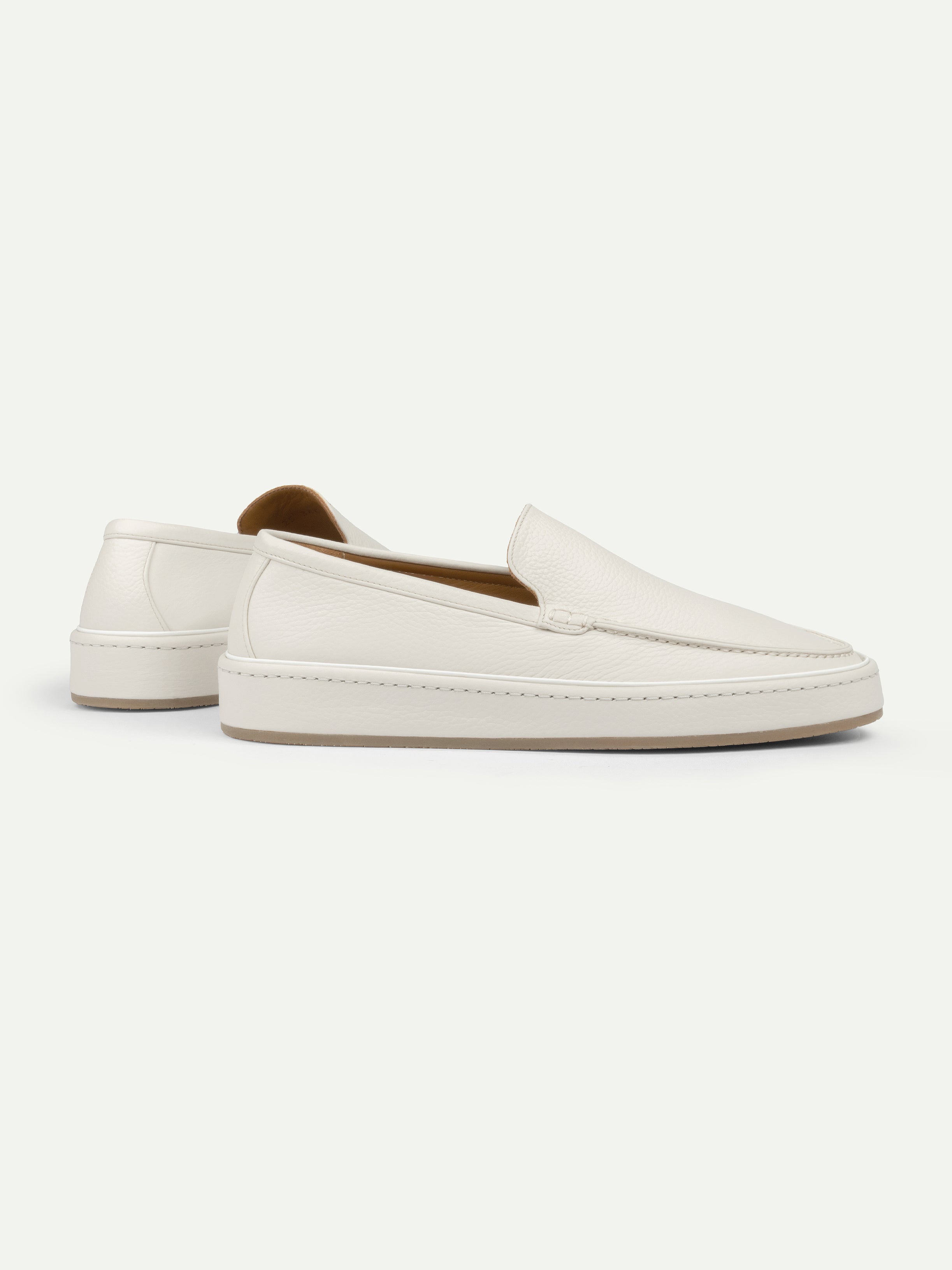 Ivory Grain Voyager Loafer