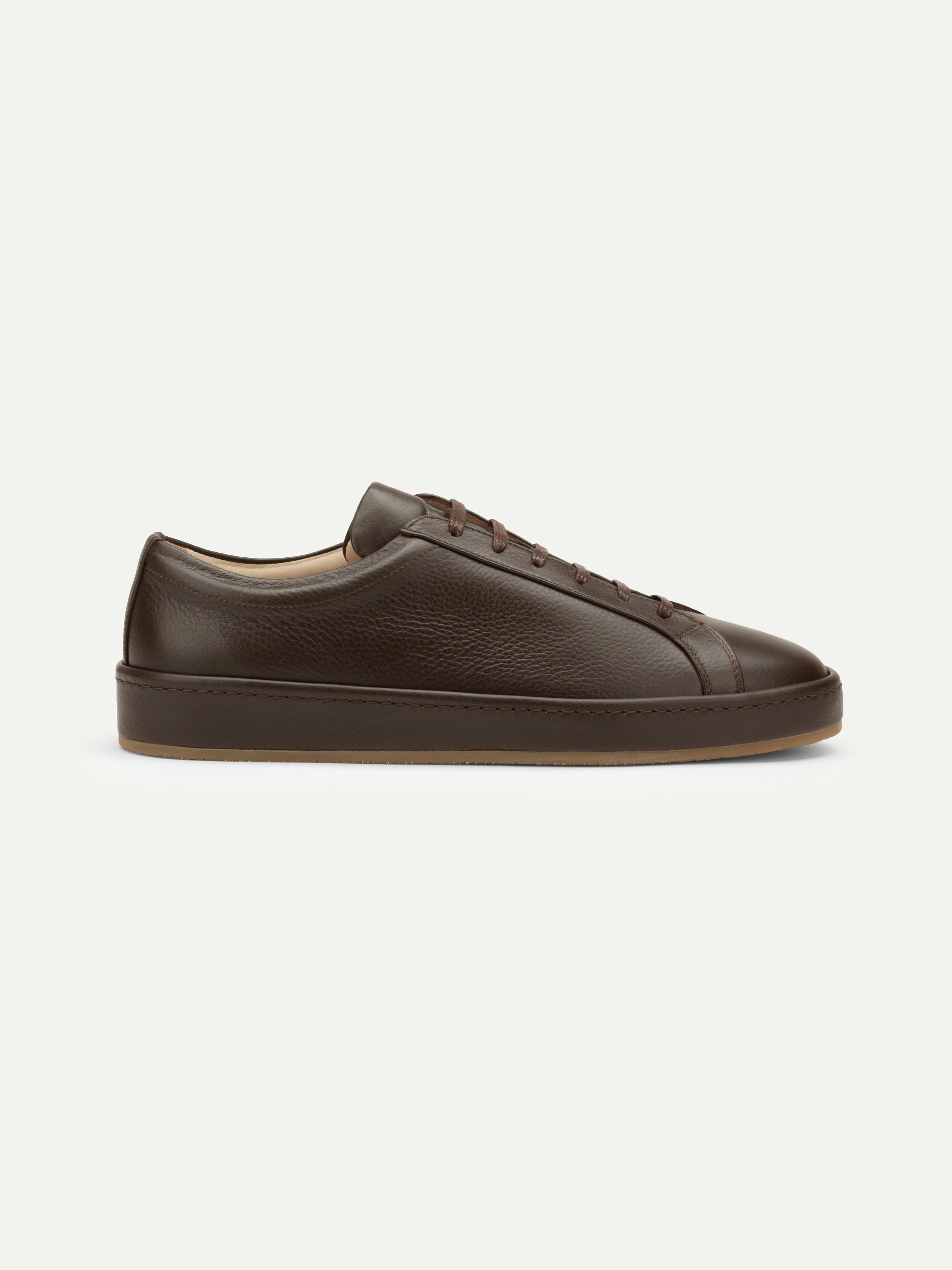 Brown Grain Voyager Sneaker