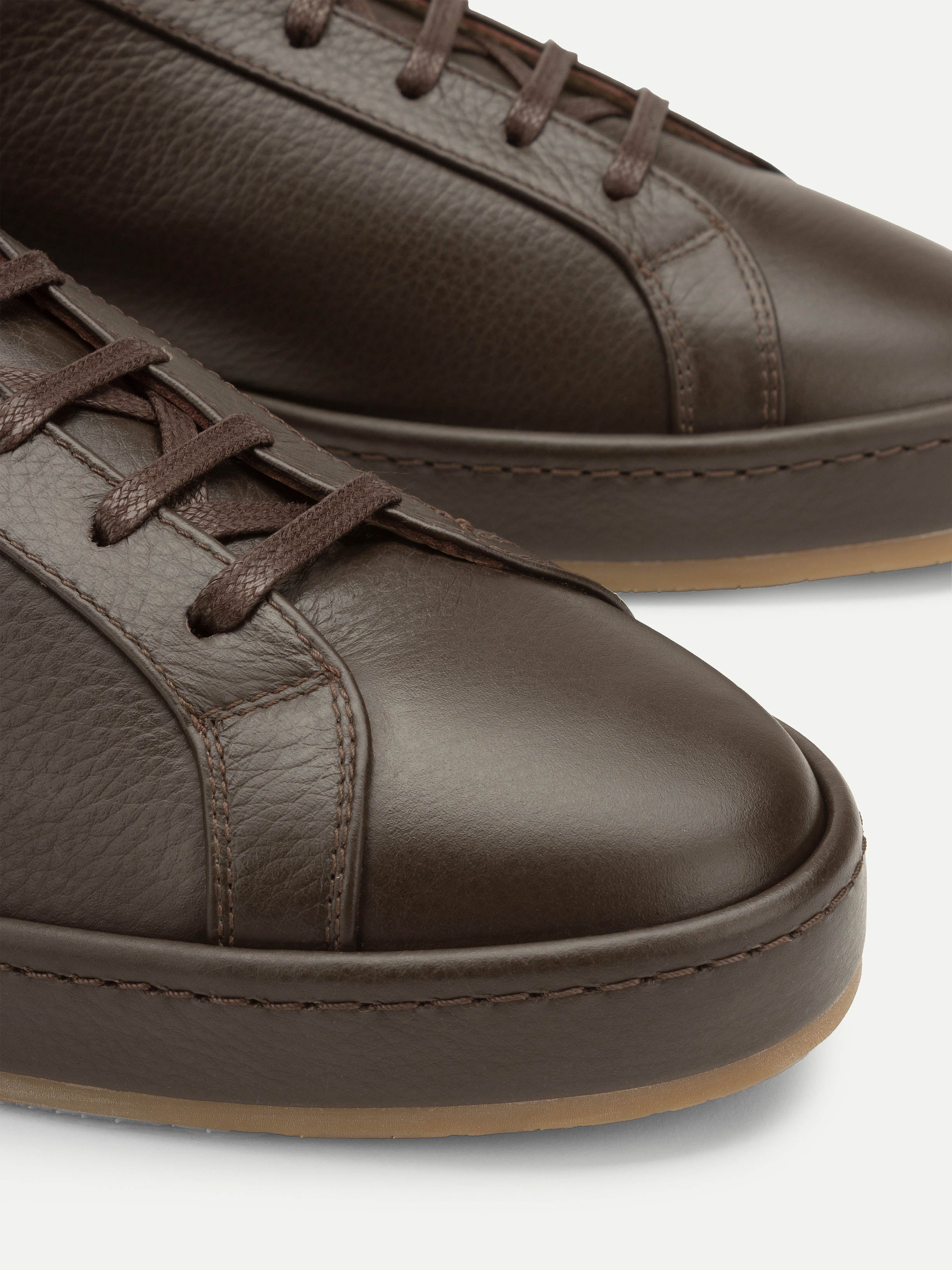 Brown Grain Voyager Sneaker