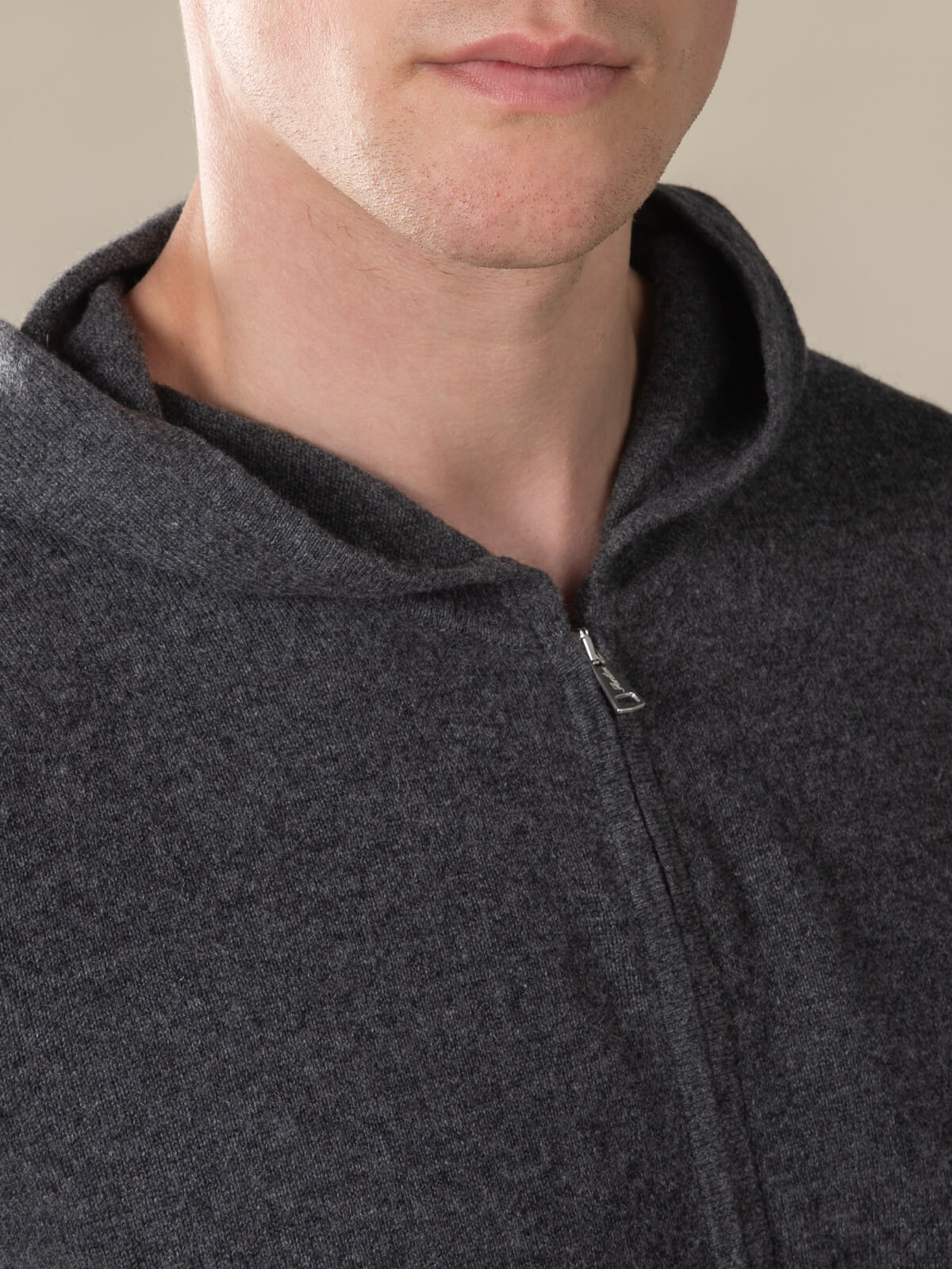 Dark Grey Zipper Vest