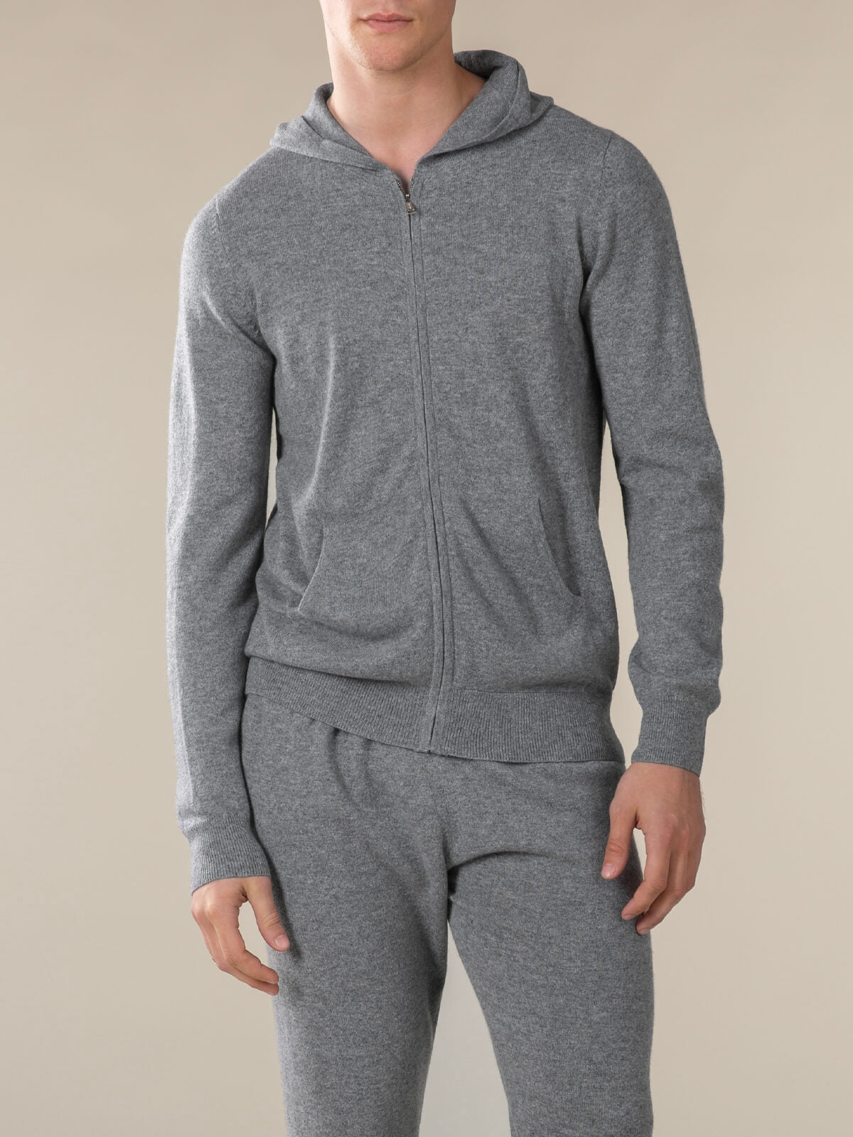 Light Grey Zipper Vest