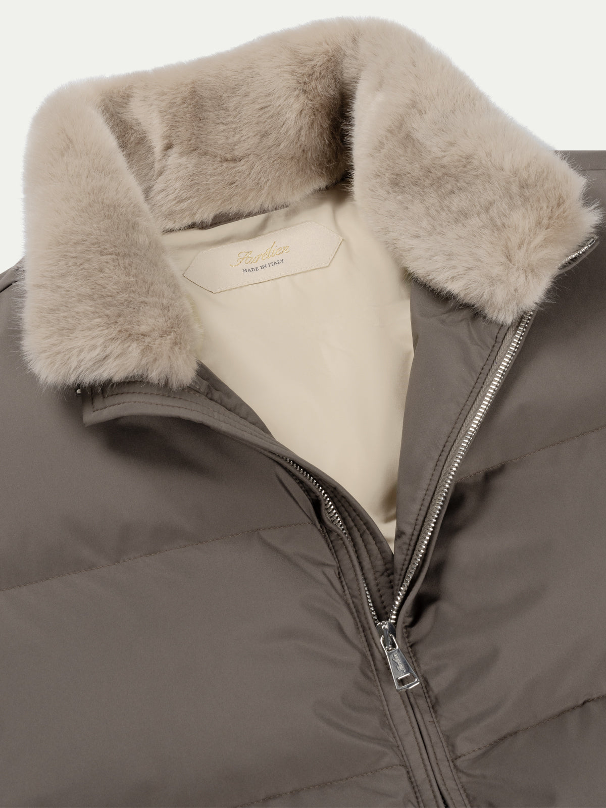 Ash Grey AUR1 Puffer Jacket