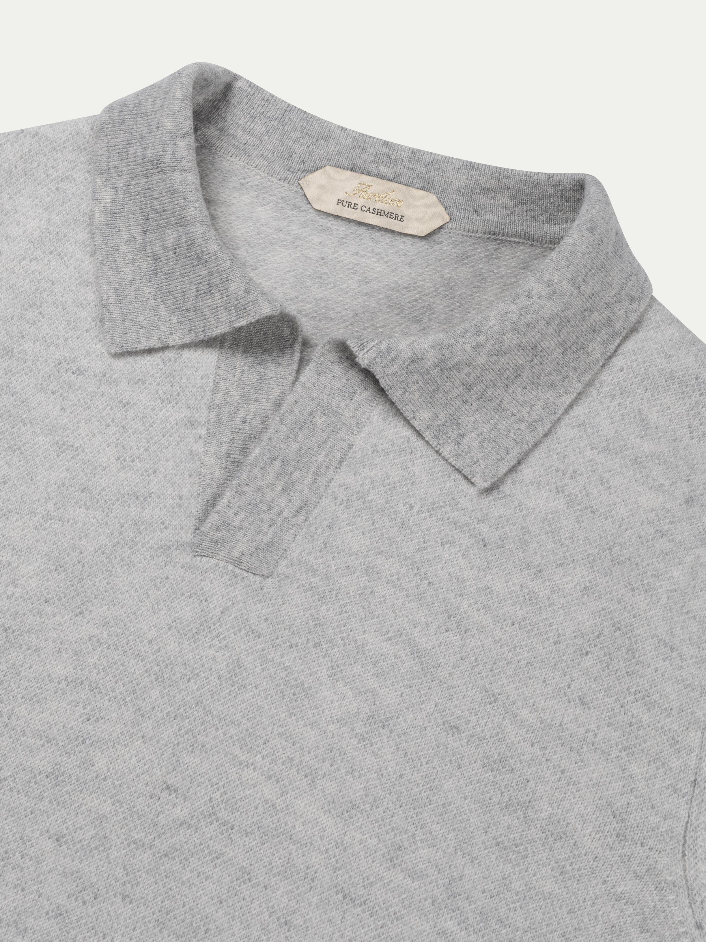 Light Grey Jaquard Polo