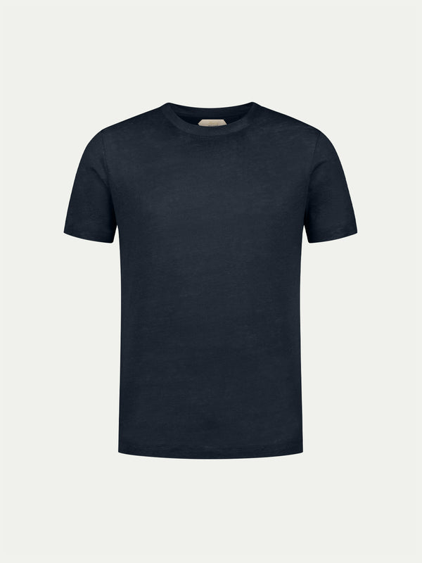Navy Linen City T-shirt