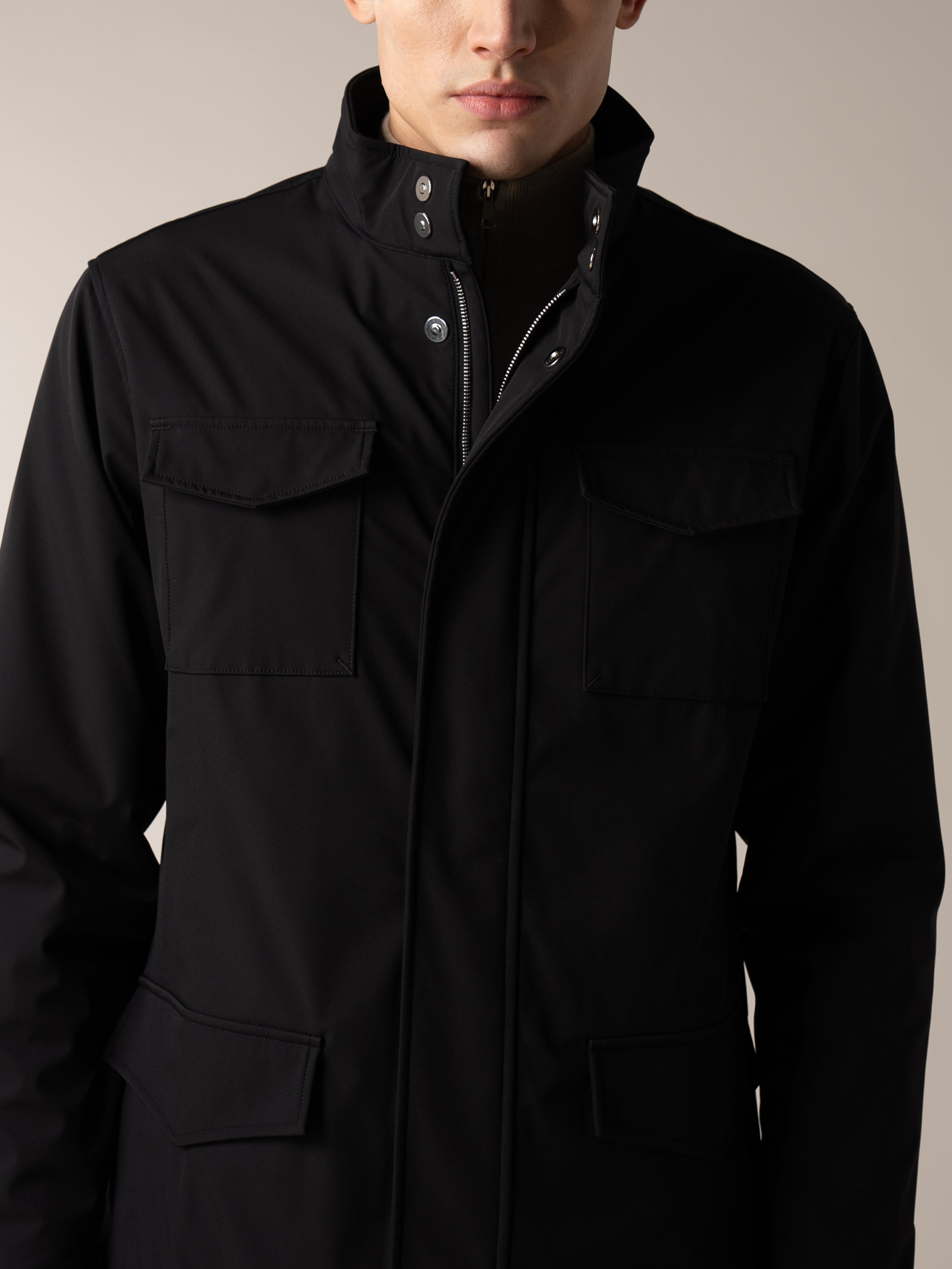 Black Magnetic Field Jacket