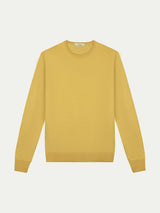 Extrafine Merino Crew Neck Sweater Mustard