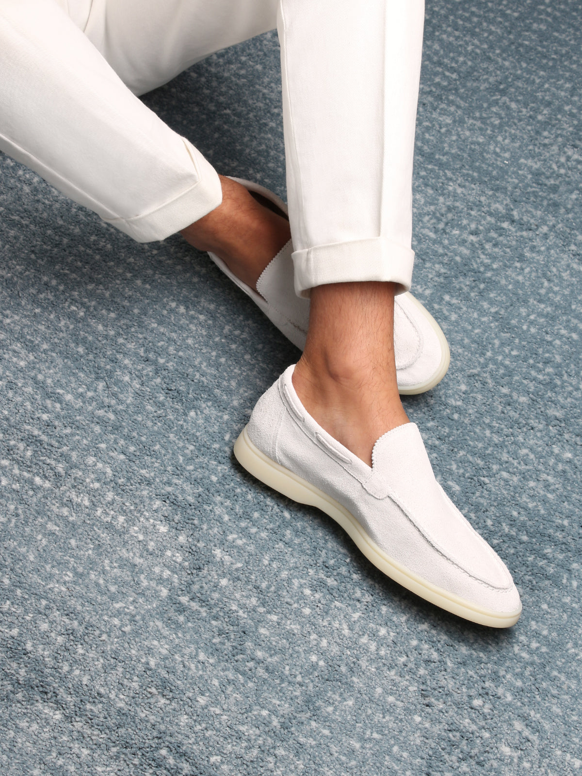 White Yacht Loafers Aurelien