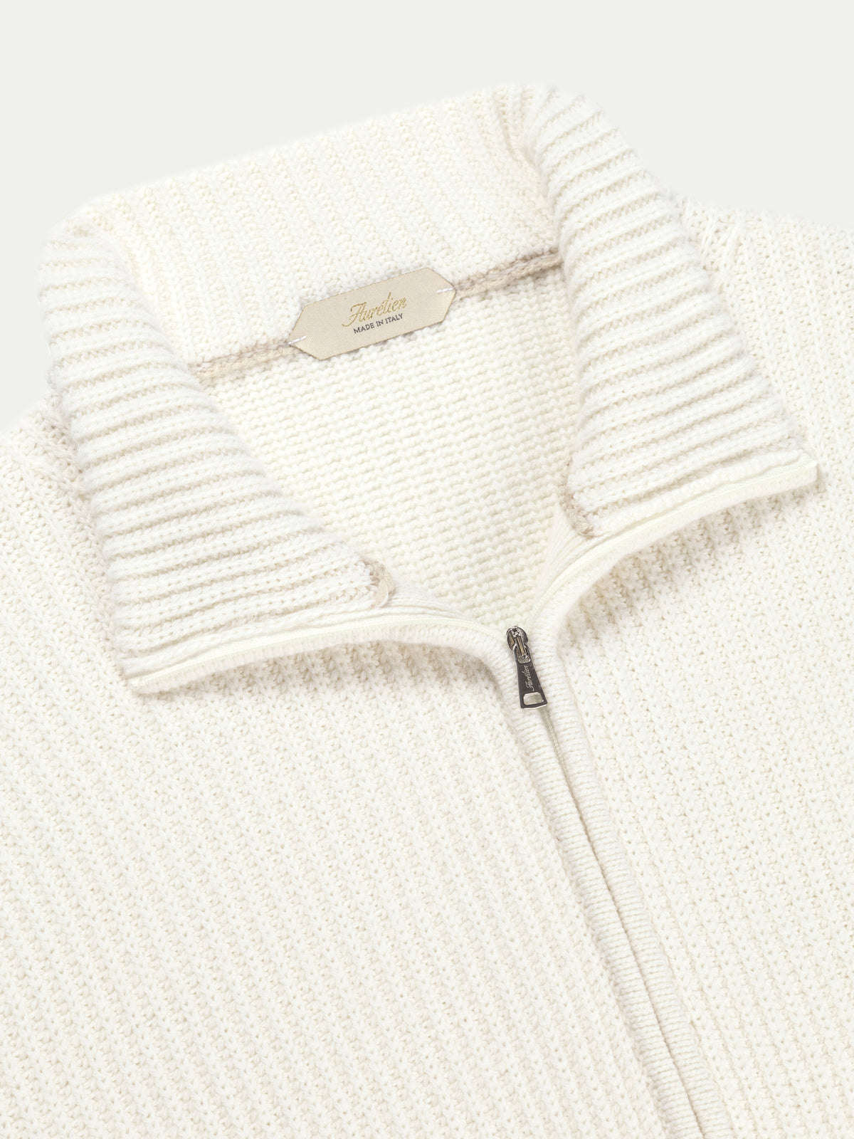 Ivory Alpine Ribbed Vest