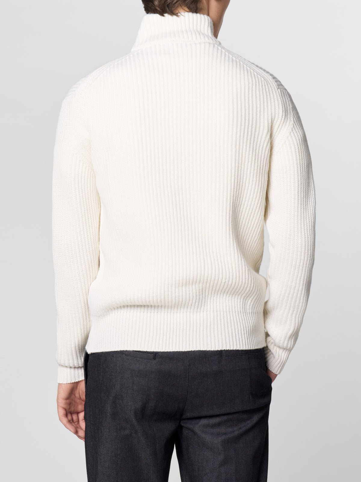 Ivory Alpine Ribbed Vest